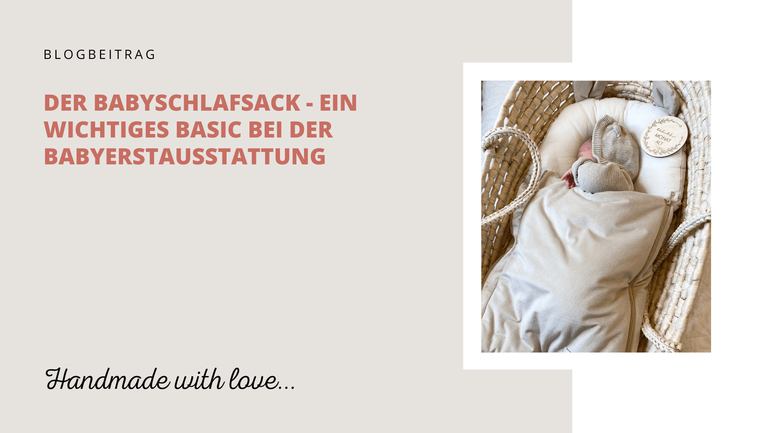 Blog Titelbild – Babyschlafsack