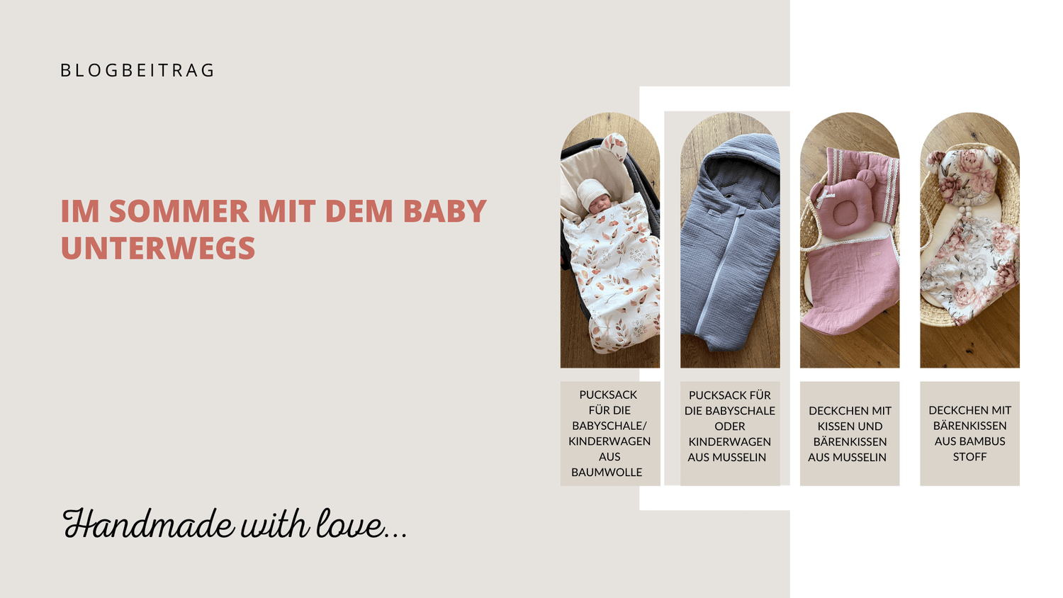 Im Sommer mit dem Baby unterwegs