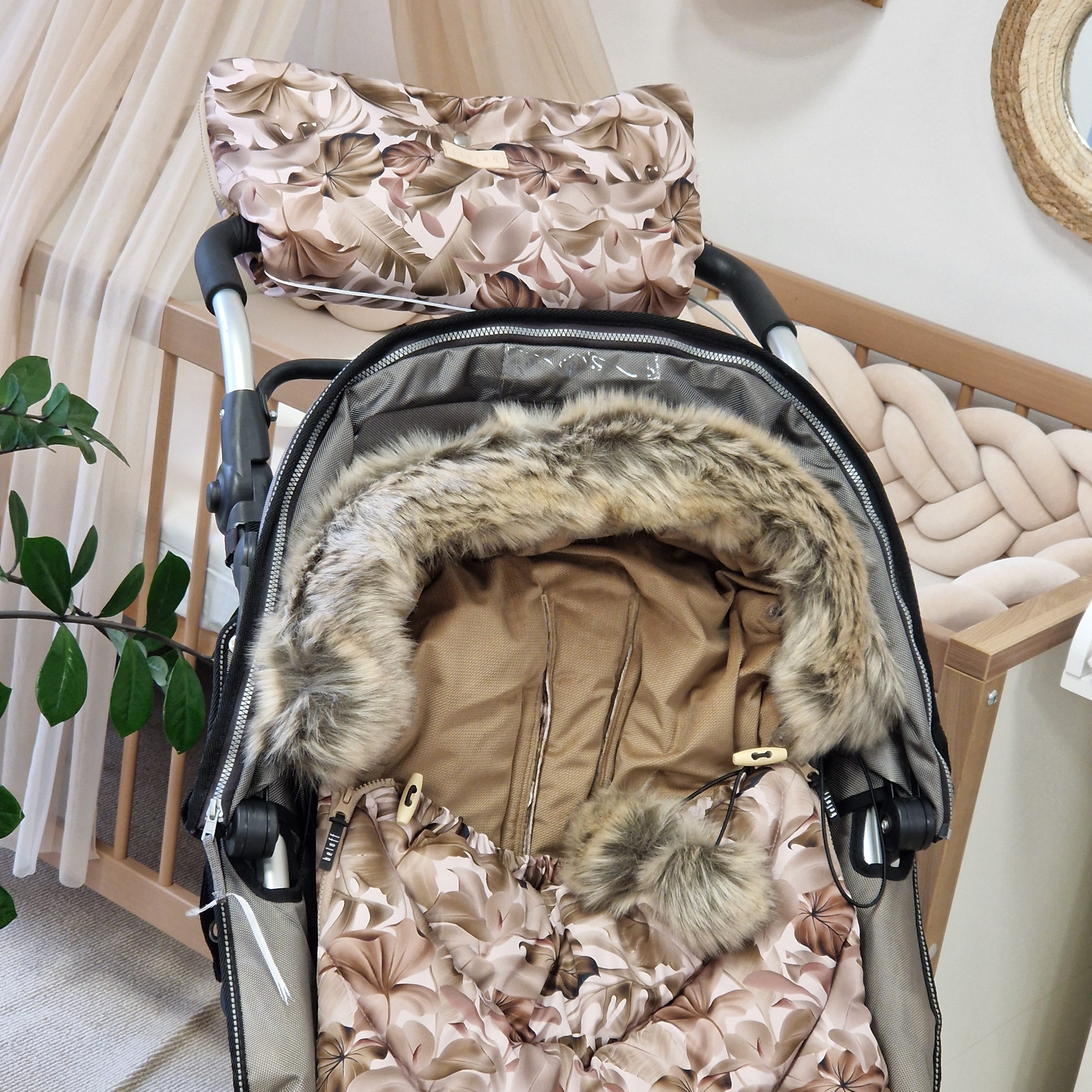 Winterfußsack inkl. Handmuff | Boho Jungle