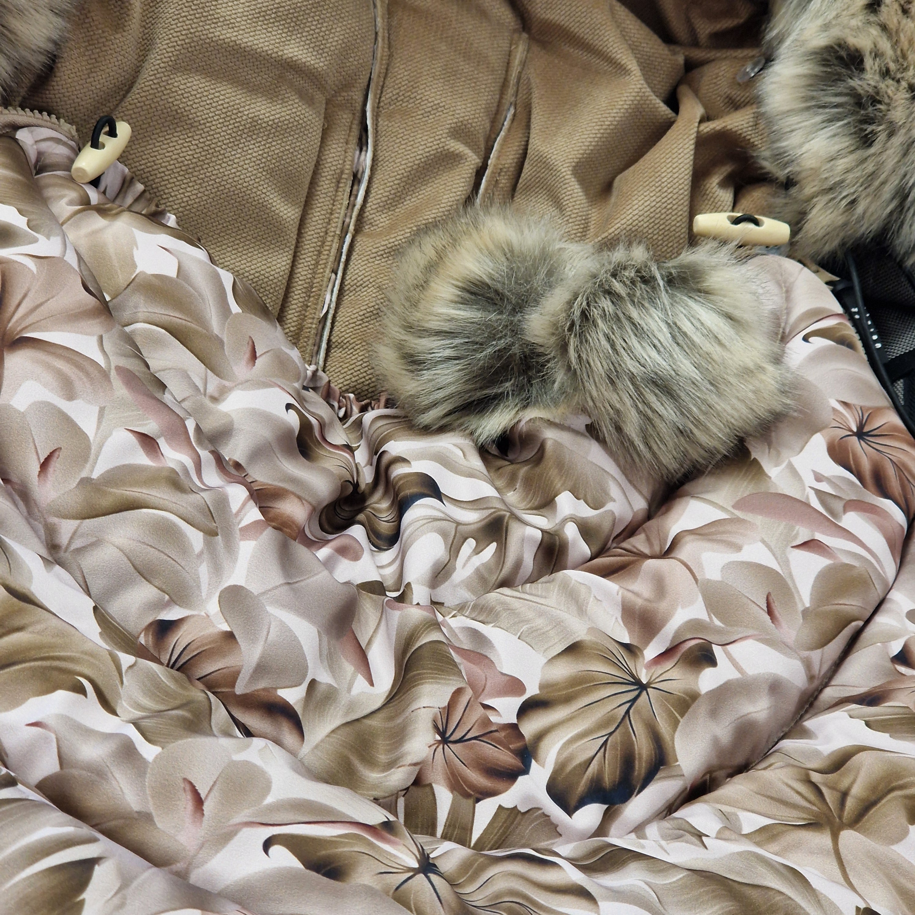 Winterfußsack inkl. Handmuff | Boho Jungle