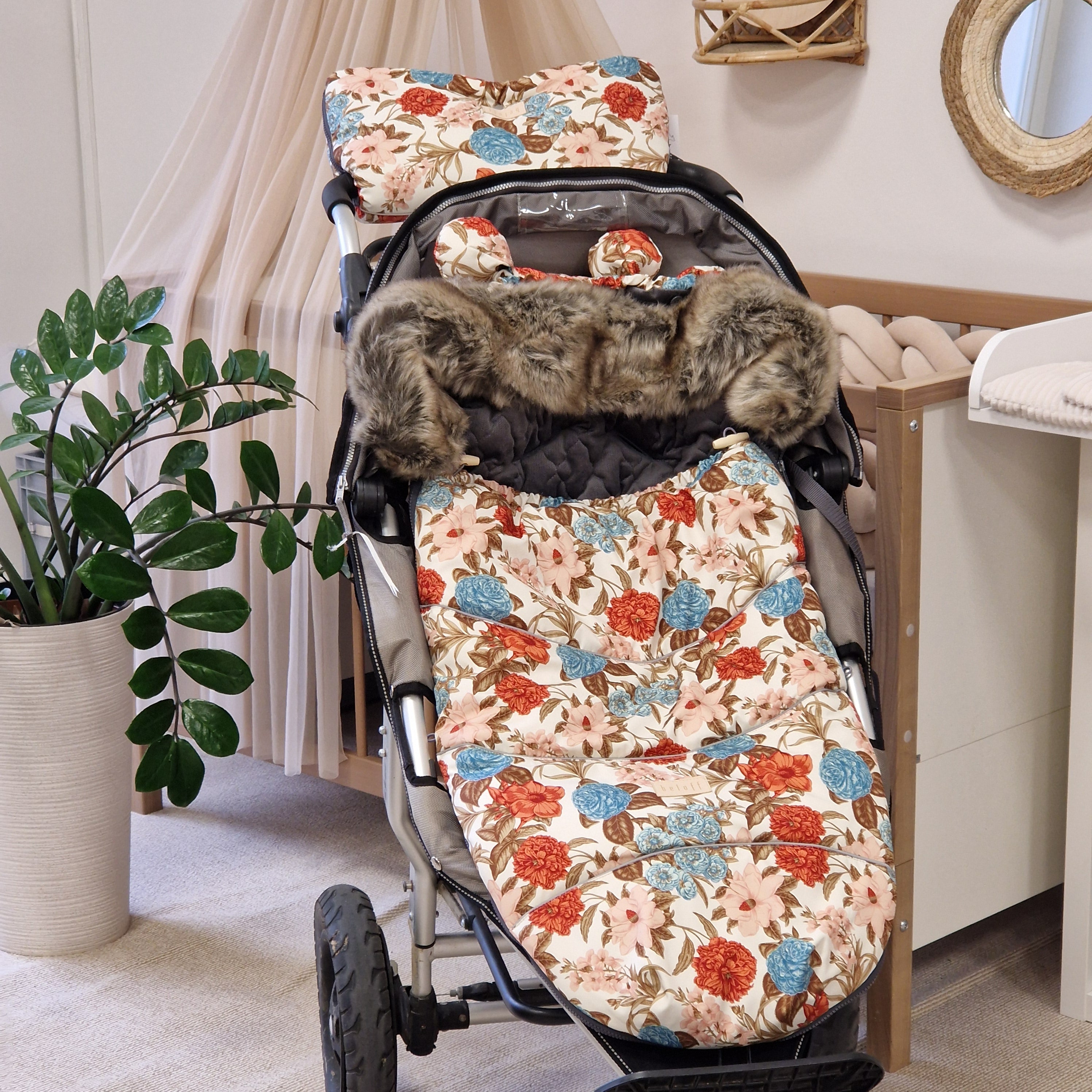 Winterfußsack inkl. Handmuff | Bouquet