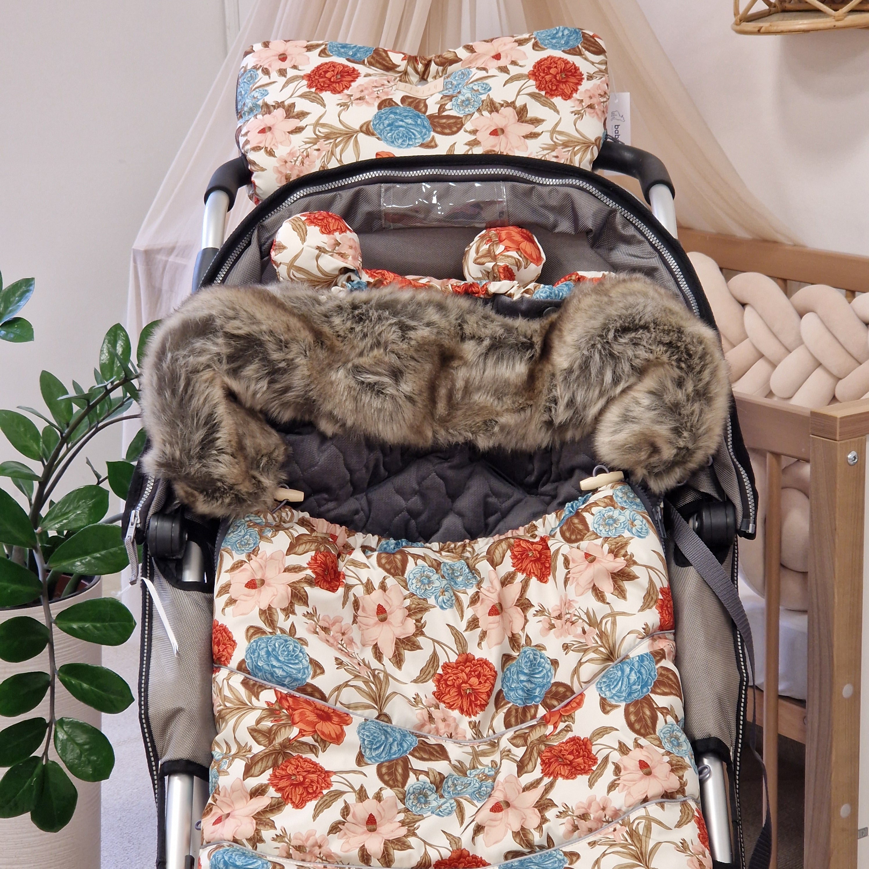 Winterfußsack inkl. Handmuff | Bouquet