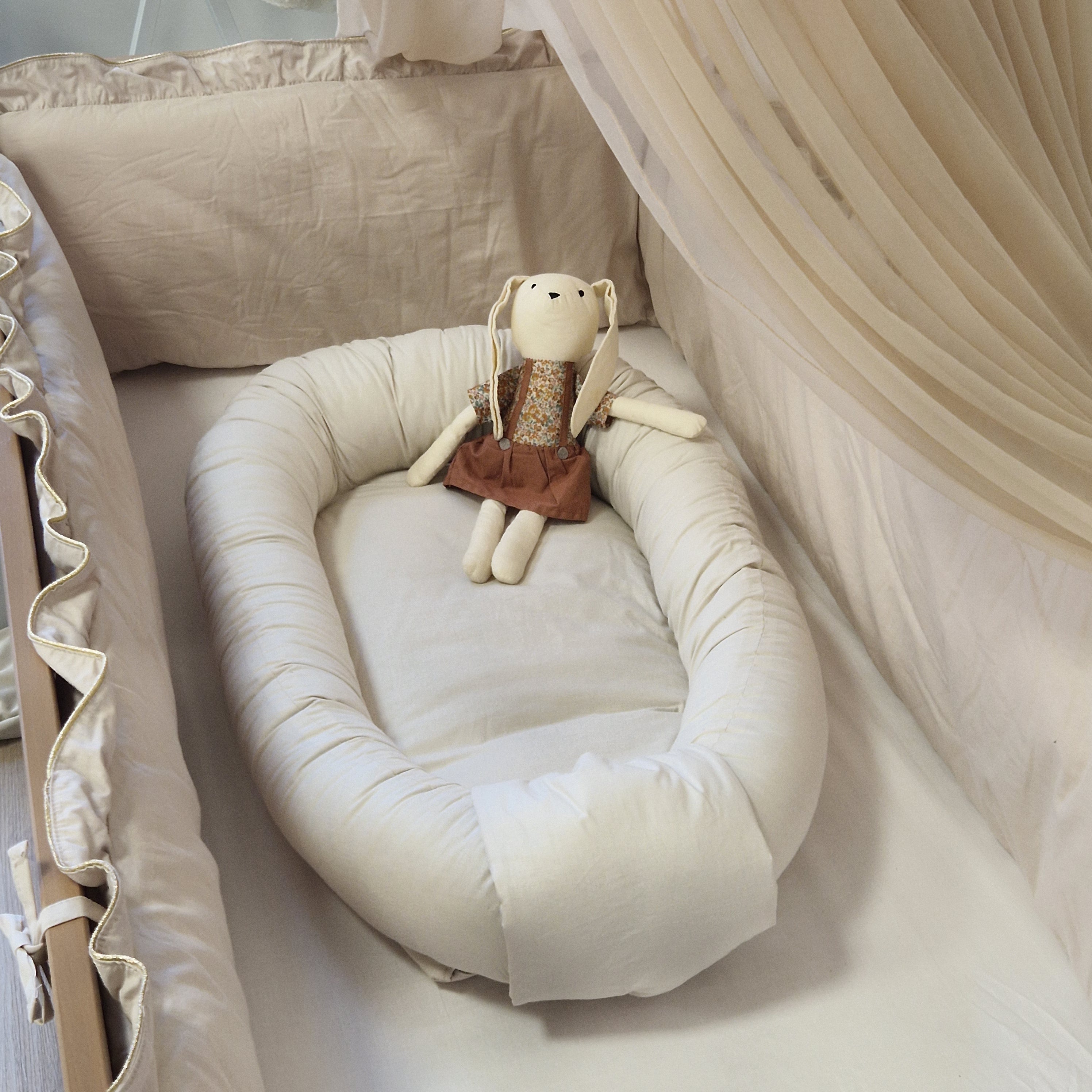 Babynestchen aus Baumwolle | Natural