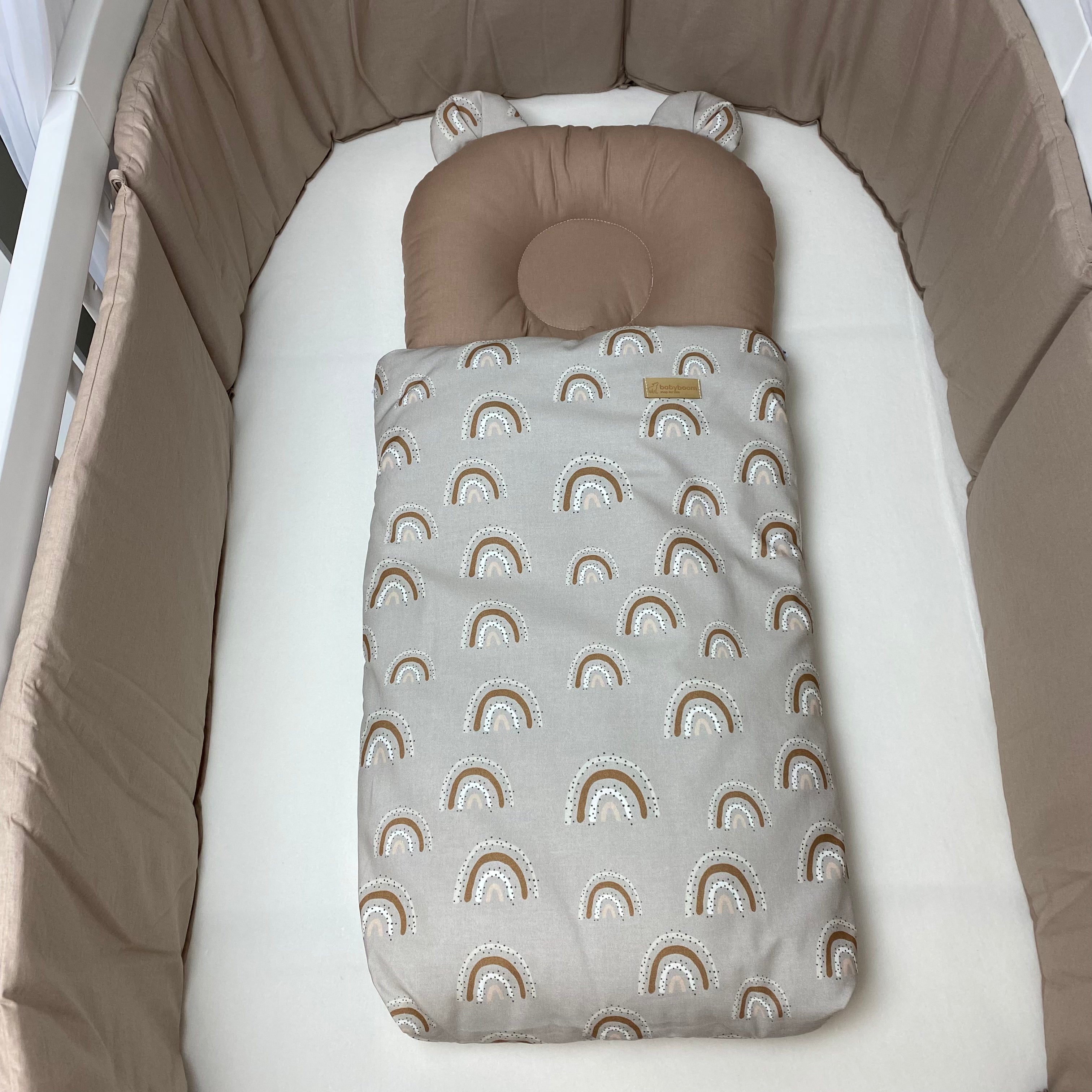 Babyschlafsack mit Bärenohren | Premium Baumwolle