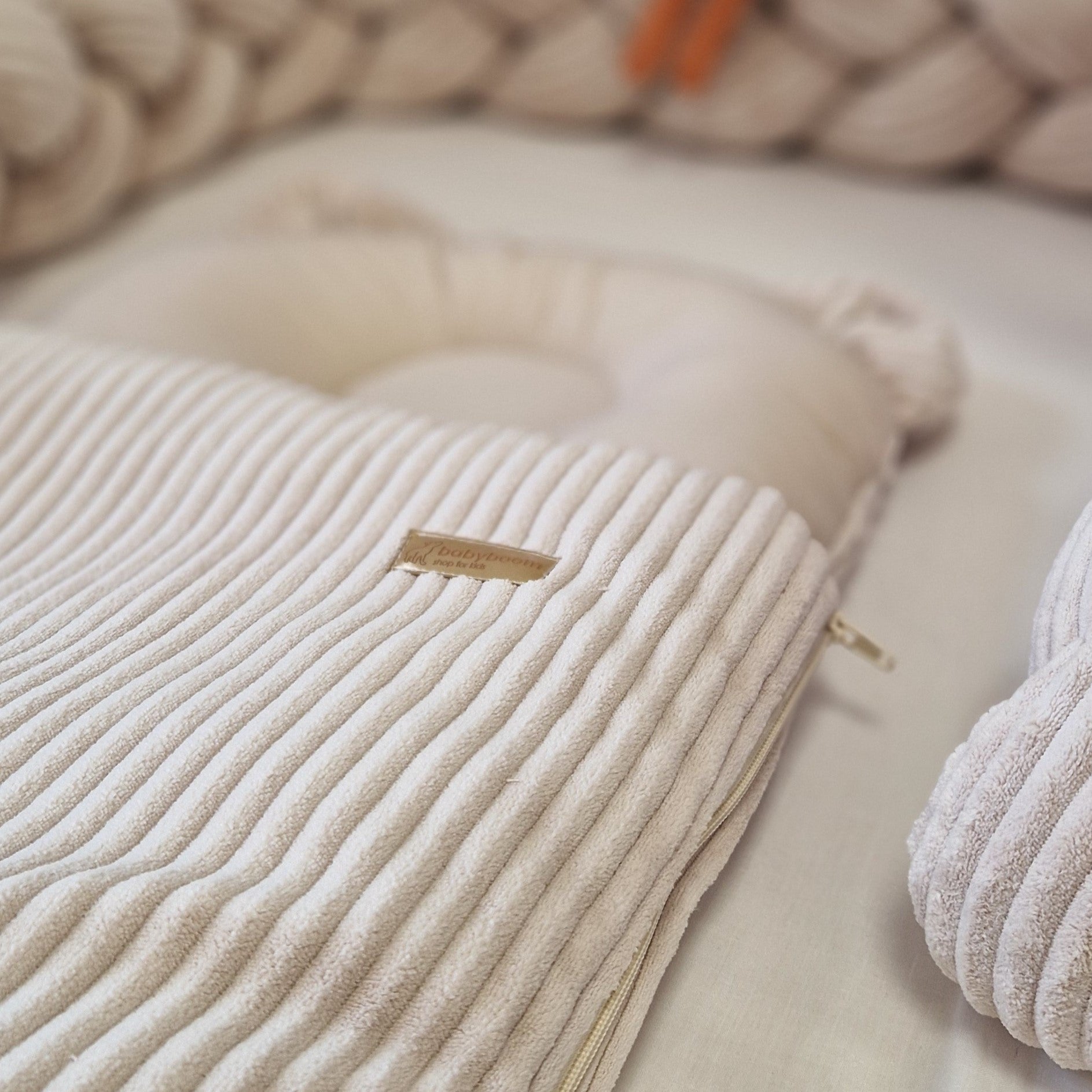 Babyschlafsack mit Bärenohren | Baumwolle & Cord