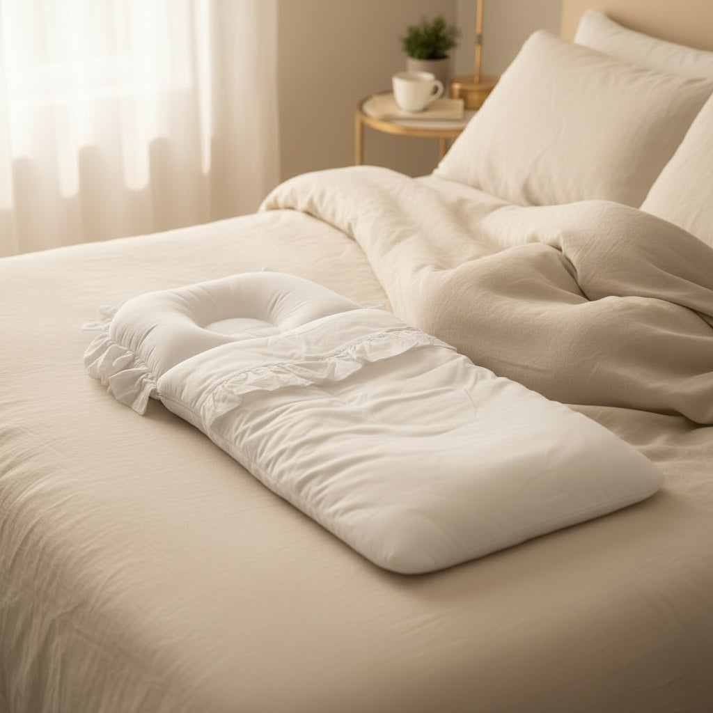 Babyschlafsack mit Rüschen | Baumwolle