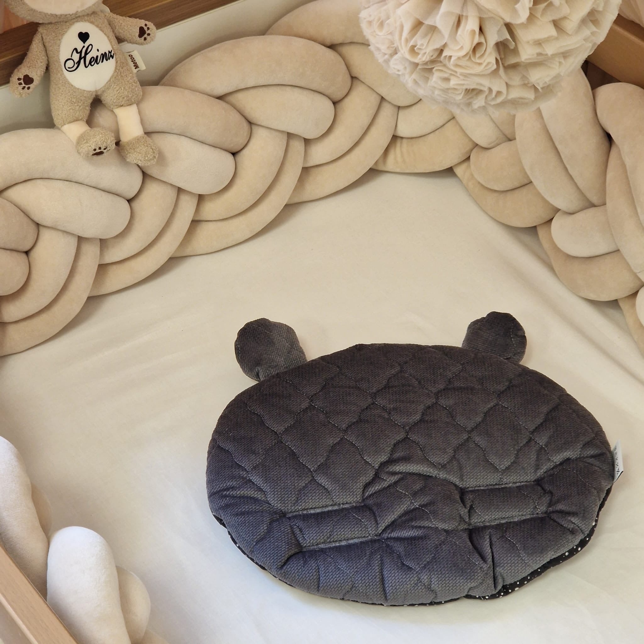 Bärenkissen für Sitzauflagen | Baumwolle & Samt | "Kleckse"