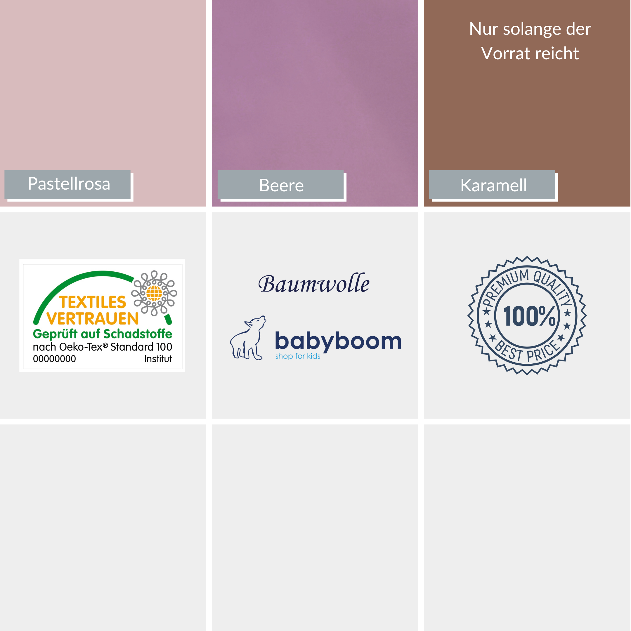 Babyhörnchen Boho Natural mit Spitze & Bommelchen | Baumwolle