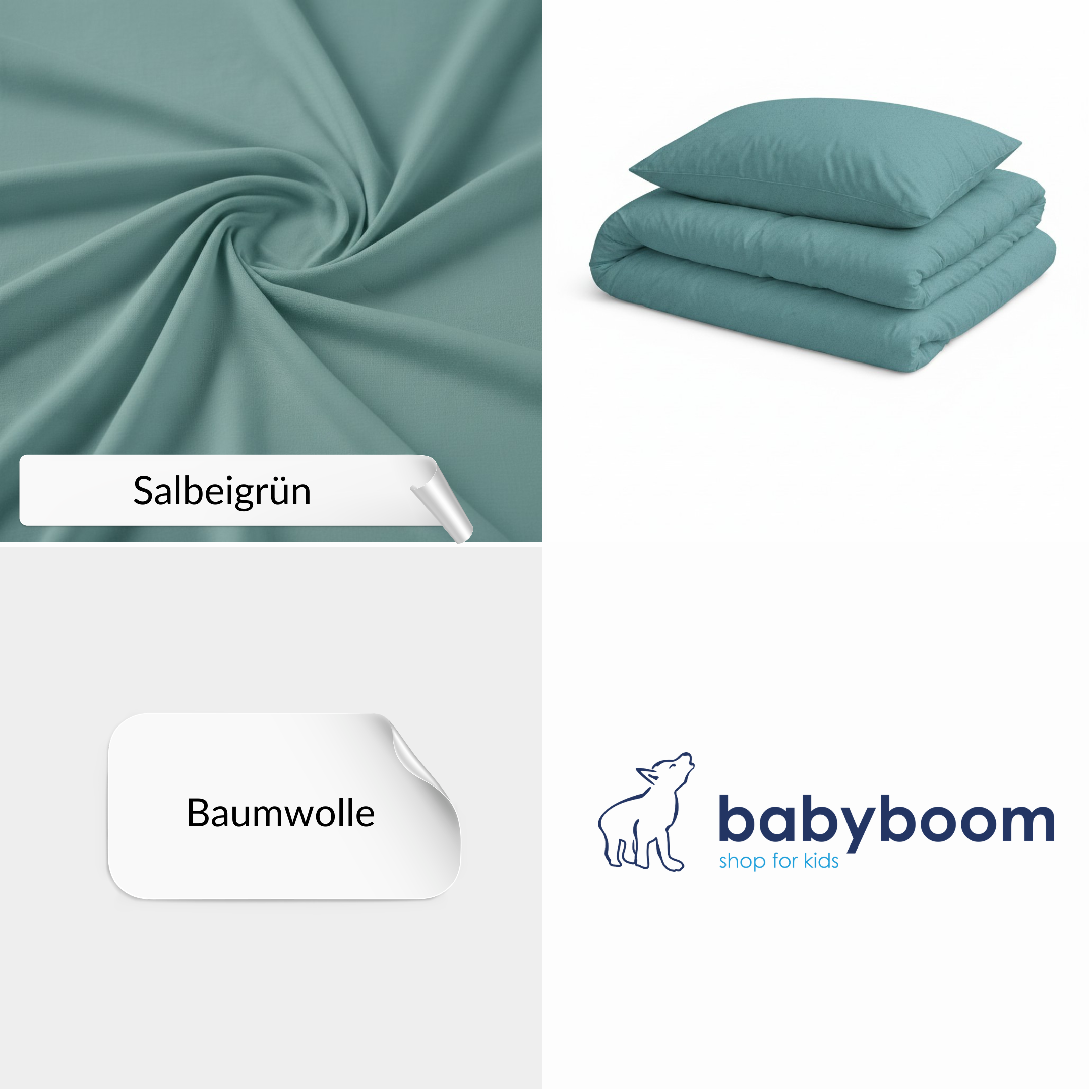 Kinderschlafsack Set | Premium Baumwolle & Samt
