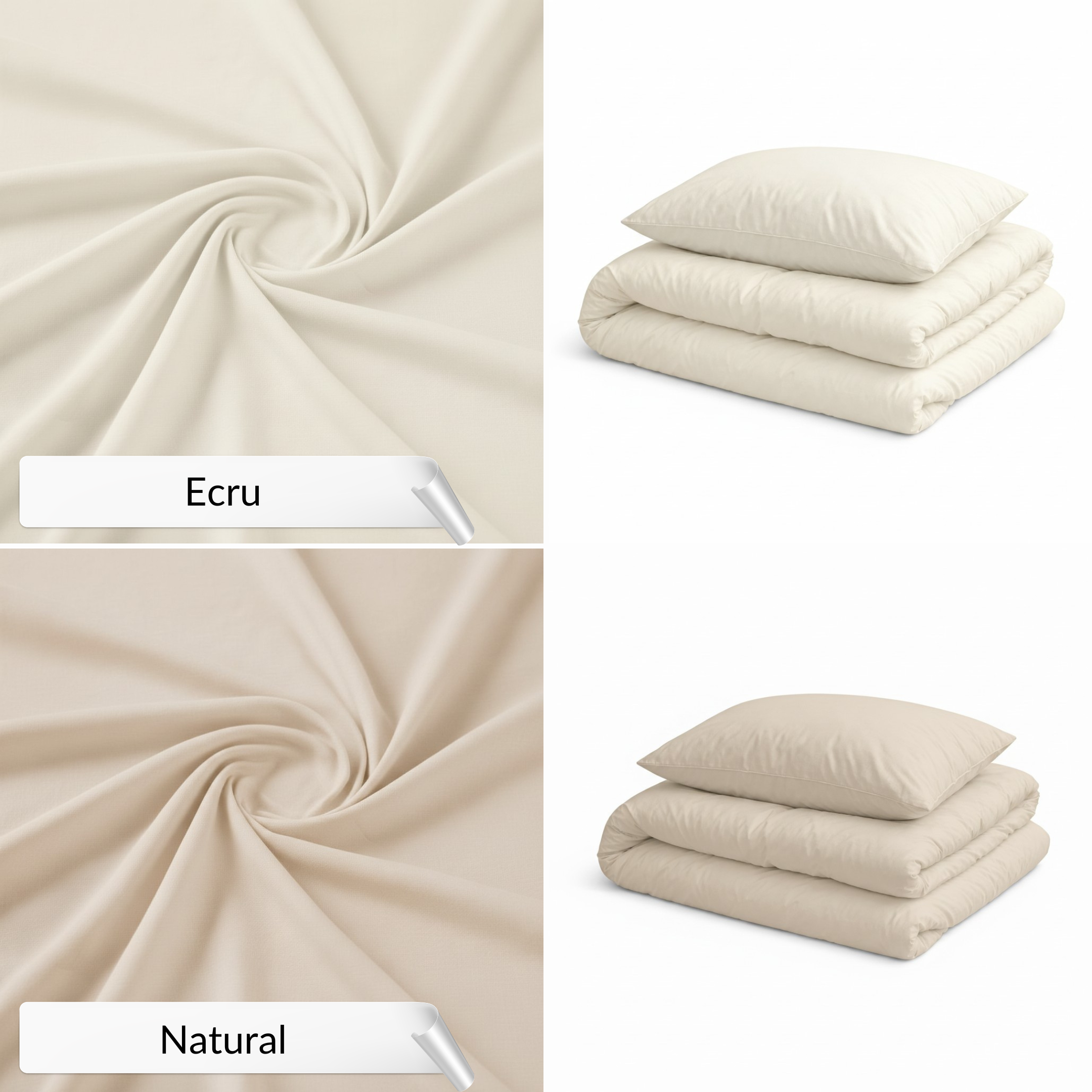 Flacher Schlafsack mit Bärenohren "FLUFFY TEDDY" | Baumwolle & Teddy-Stoff