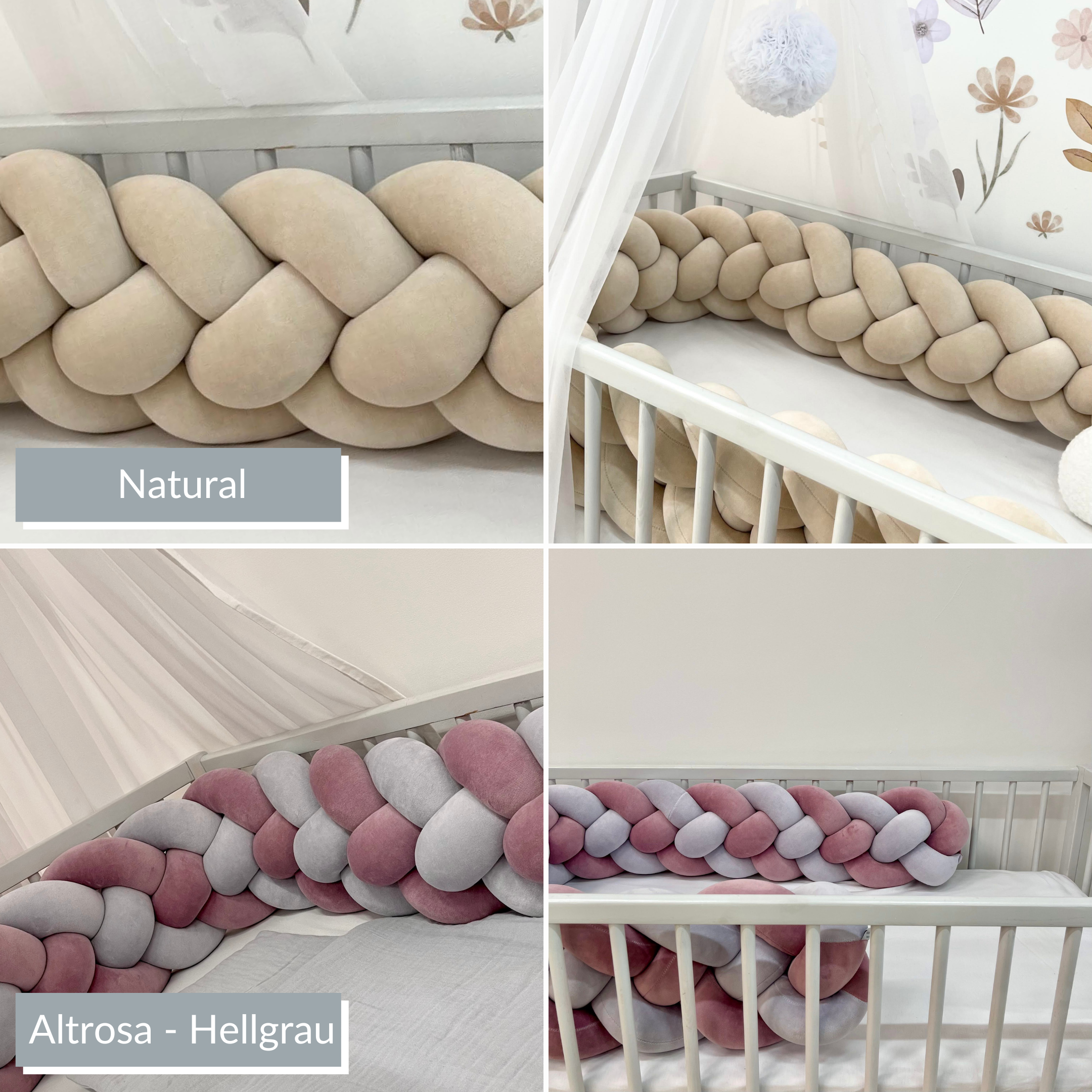 Bettschlange QUATTRO | Velours