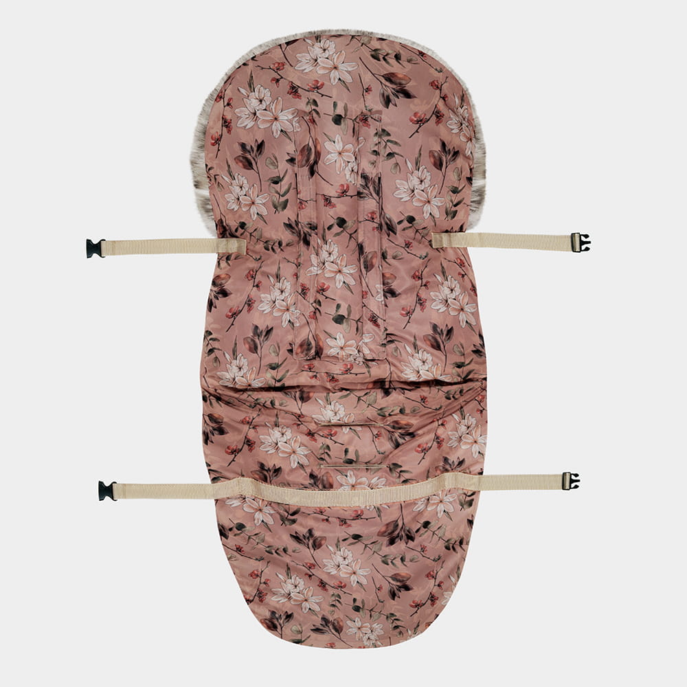 Winterfußsack inkl. Handmuff | Boho Bouquet