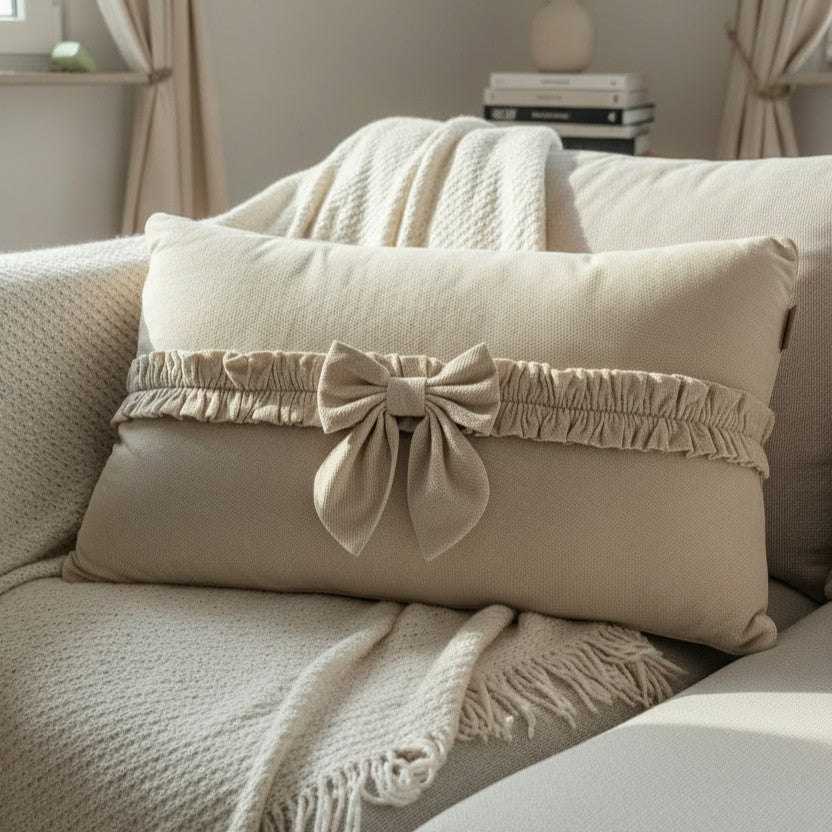 Dekokissen "Schleife"