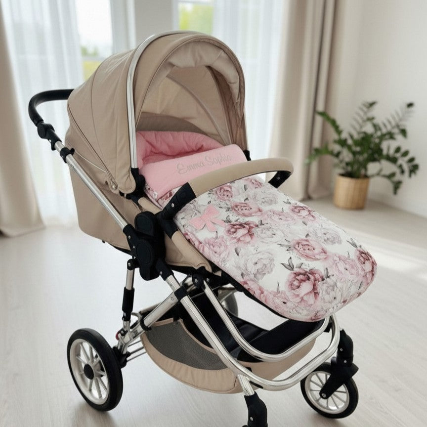 Luxus Ganzjahres-Fußsack für Babys | Samt & Premium Baumwolle