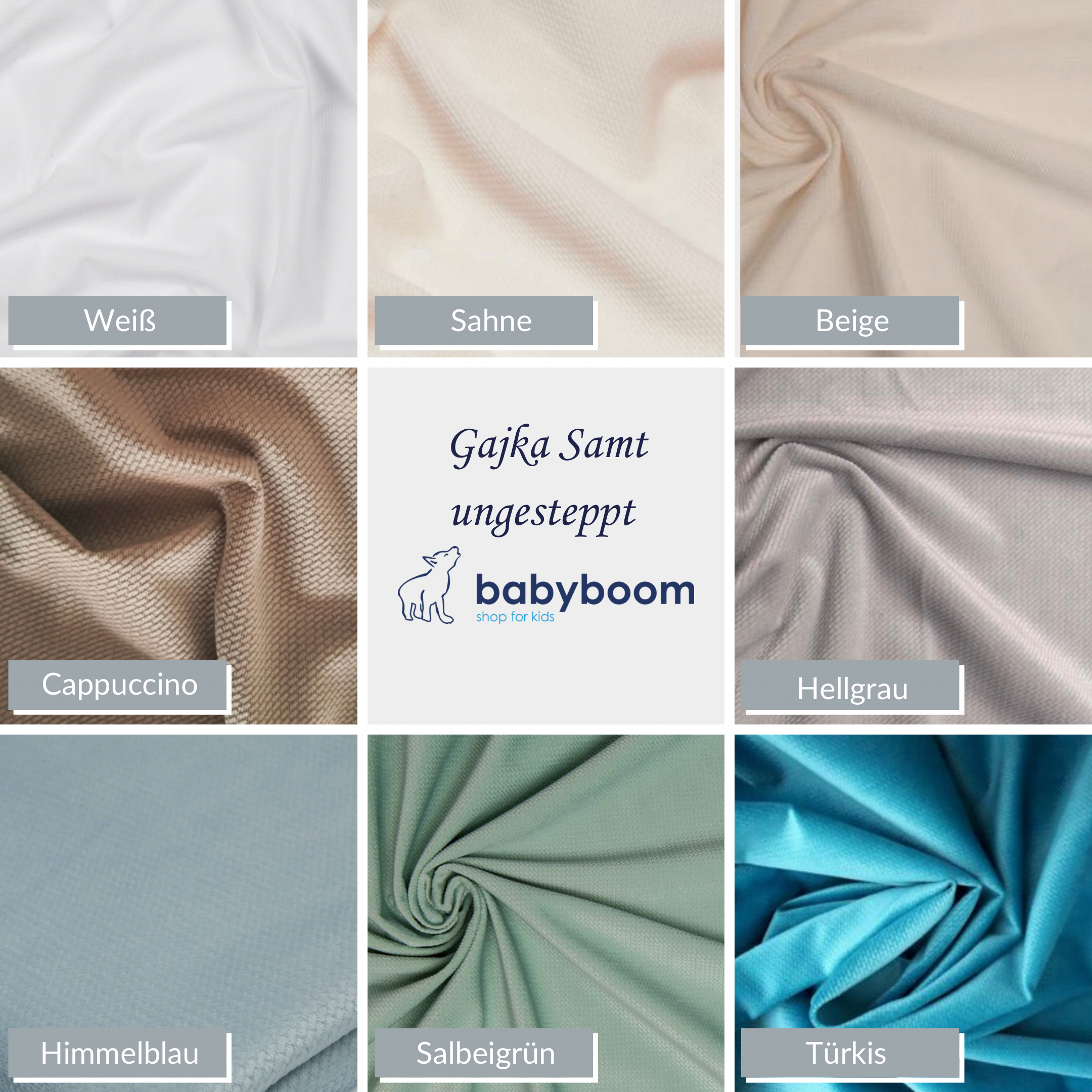 Luxus Ganzjahres-Fußsack für Babys "Gajka" | Samt & Premium Baumwolle