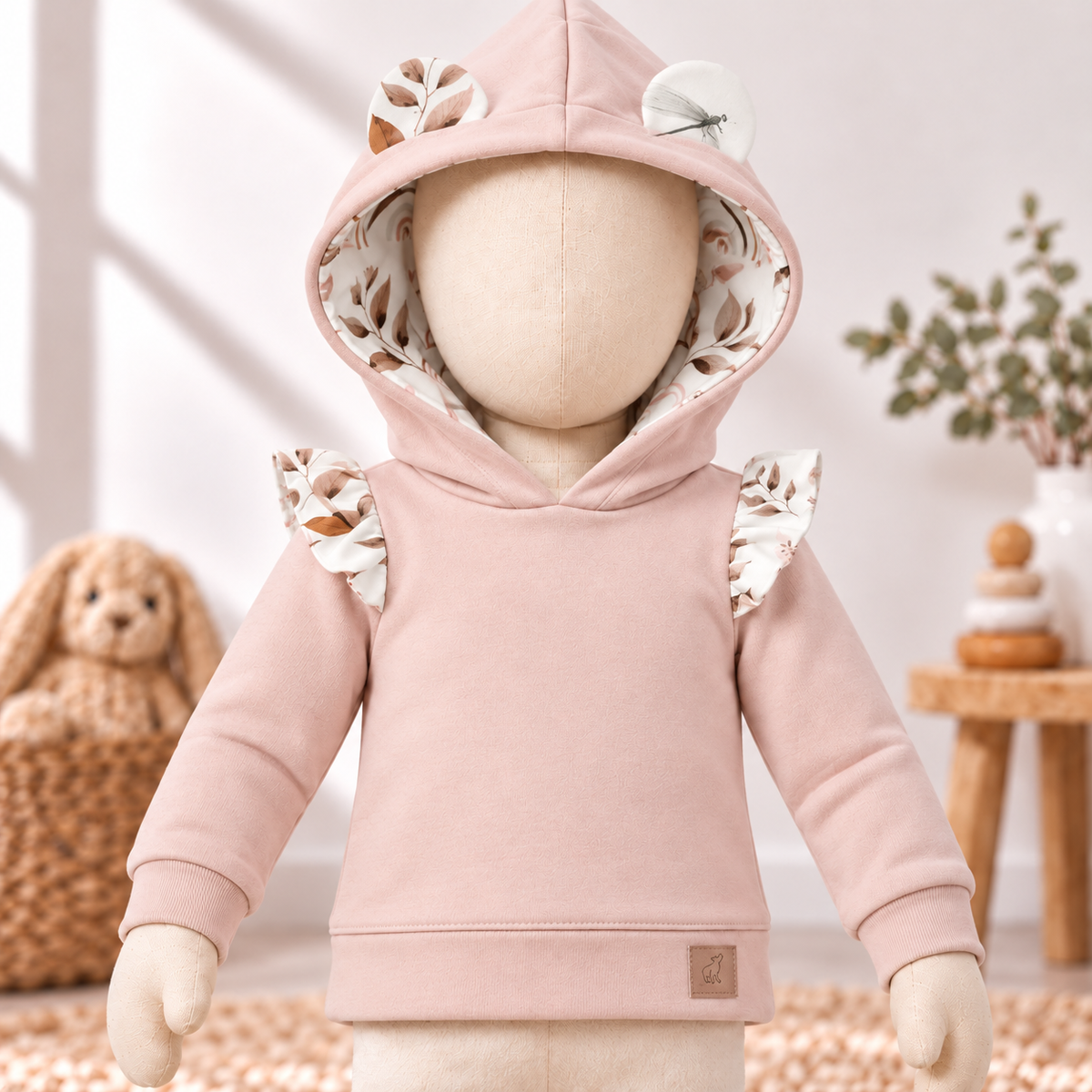 Hoodie Herbstblätter | Premium-Sweatstoff