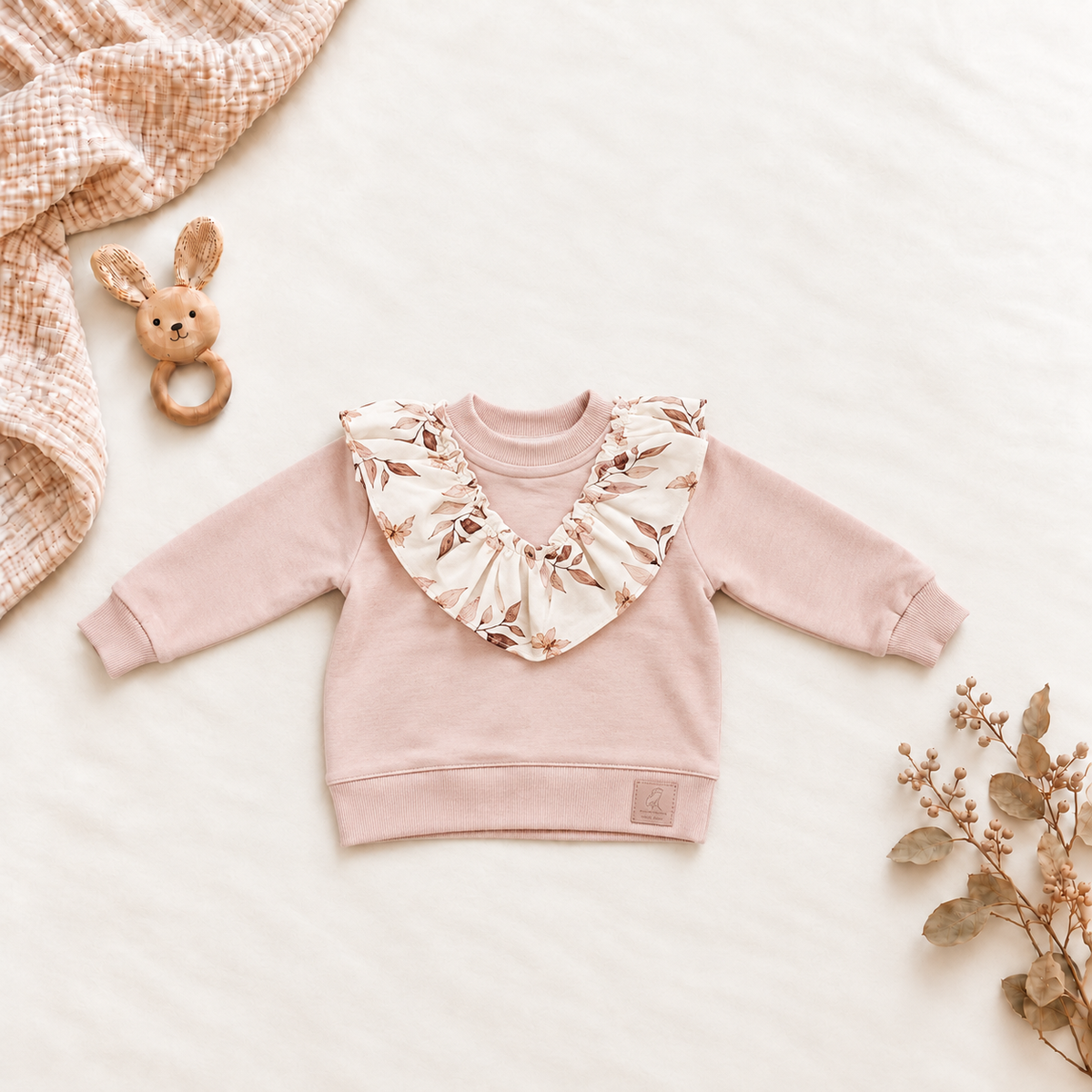 Sweater Herbstblätter | Premium-Sweatstoff
