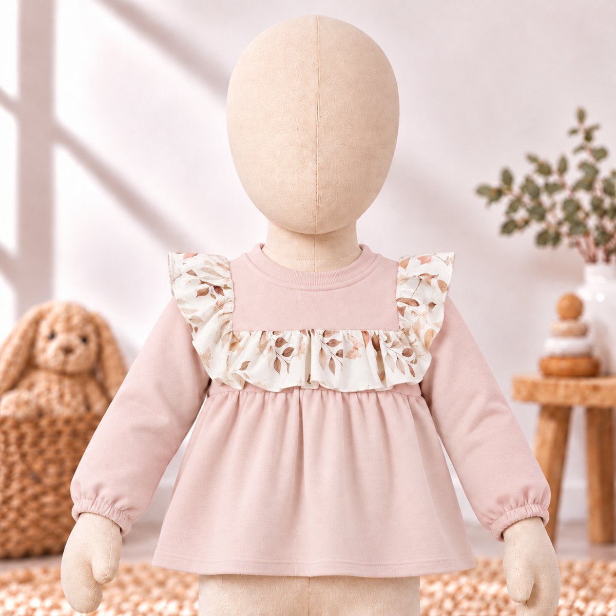 Tunika Herbstblätter | Premium-Sweatstoff