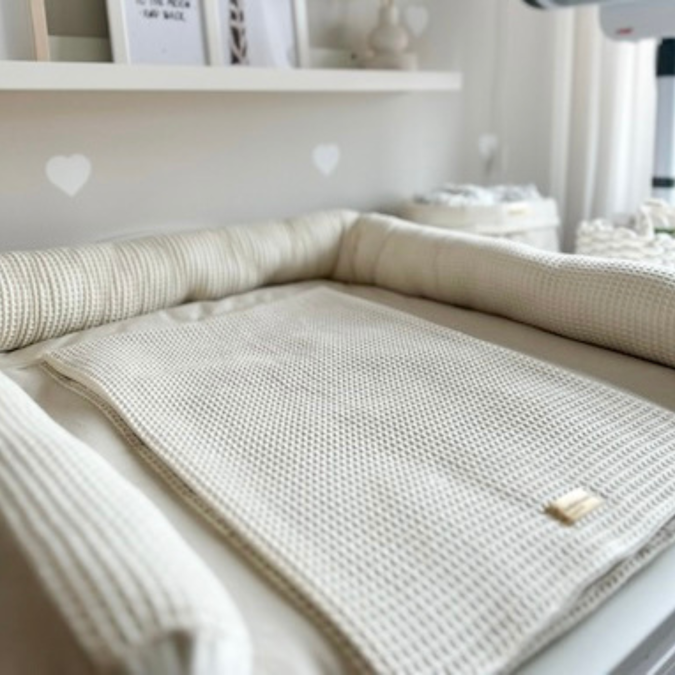 Ersatz-Matratze für Wickelauflage ROYAL | Waffelpique & Velours