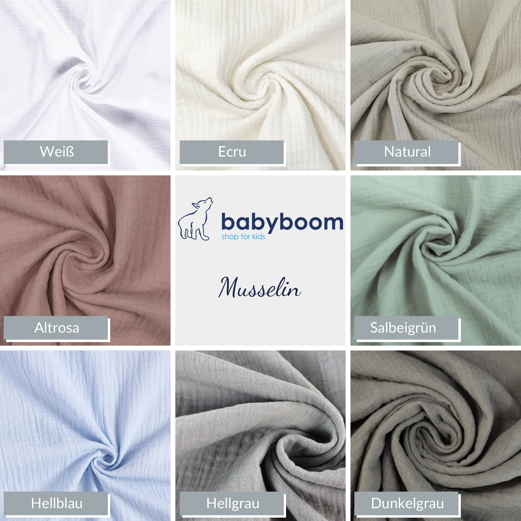 Schlummersack für Baby & Kleinkind in Birnenform | Musselinstoff