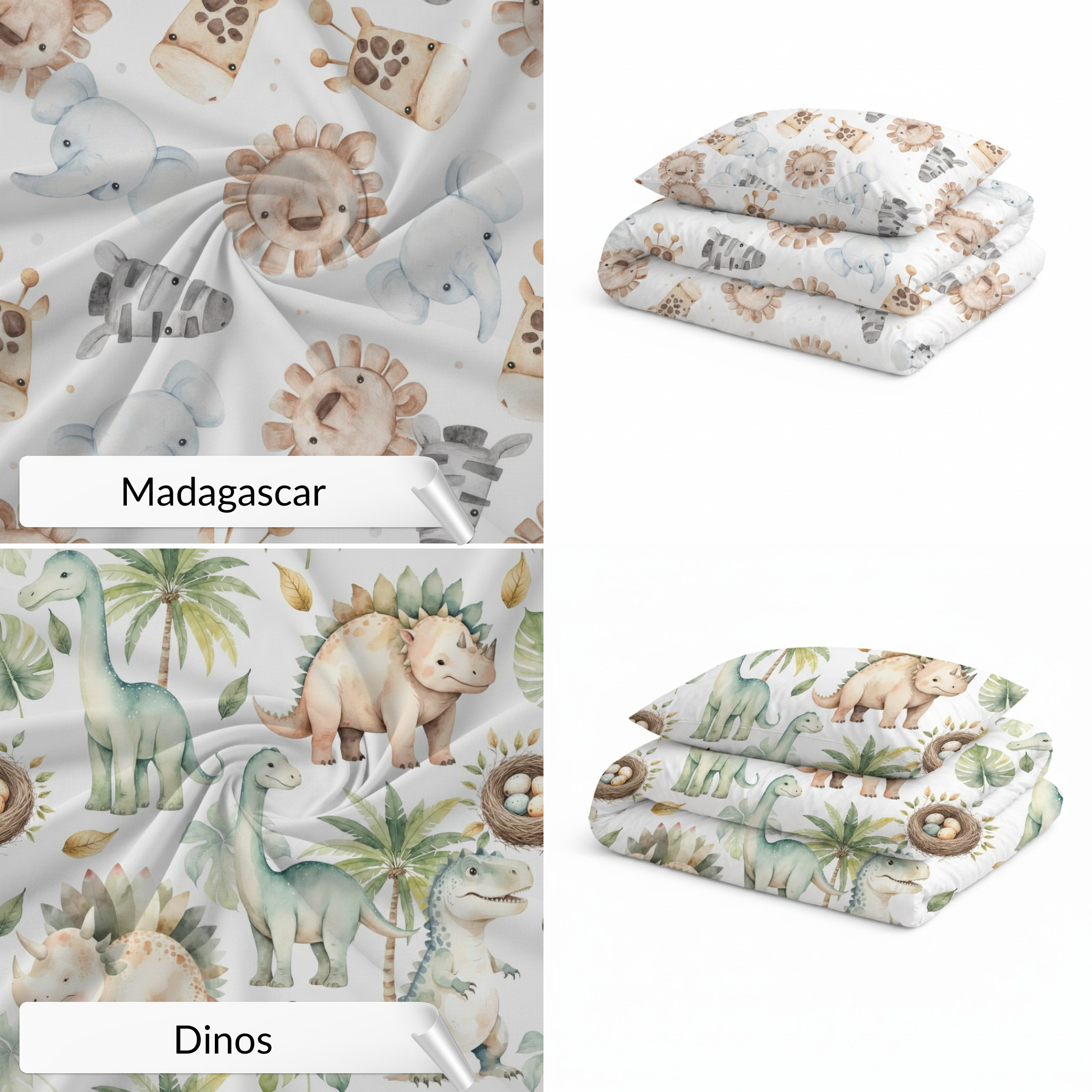 Kinderschlafsack Set | Premium Baumwolle & Samt