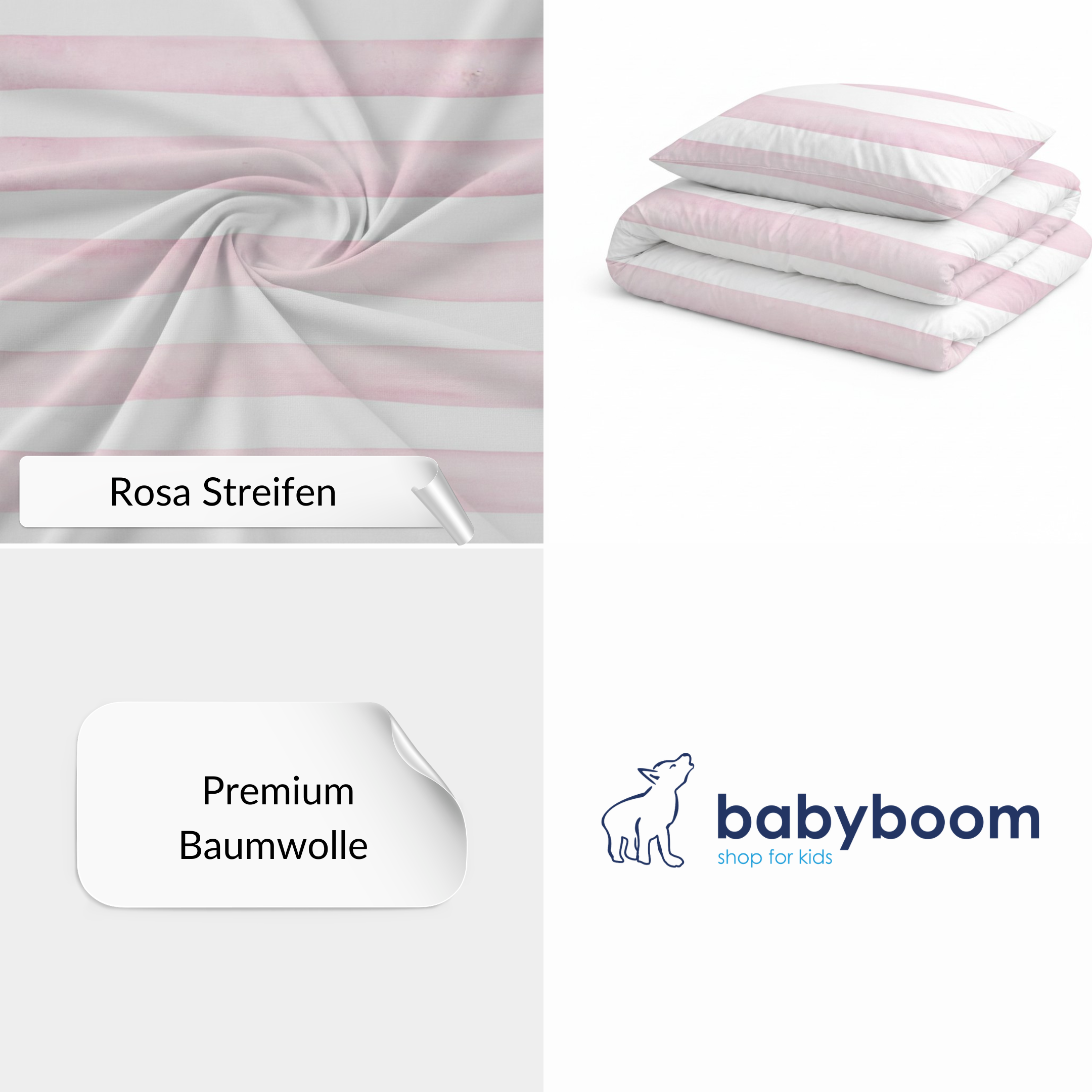 Kinderschlafsack Set "Premium Linie" | Premium Baumwolle & Samt