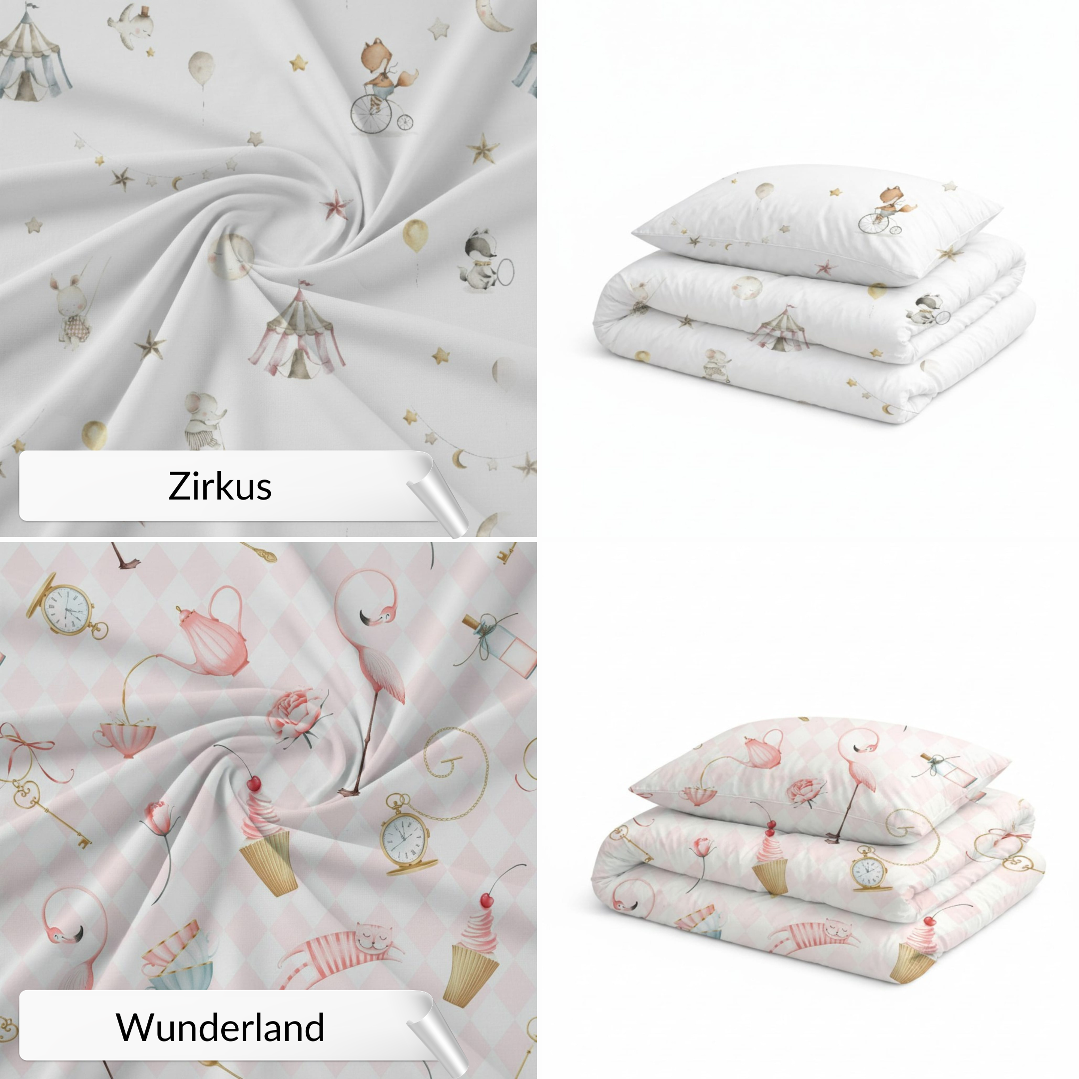 Bettumrandung traditionell | Premium Baumwolle & Samt