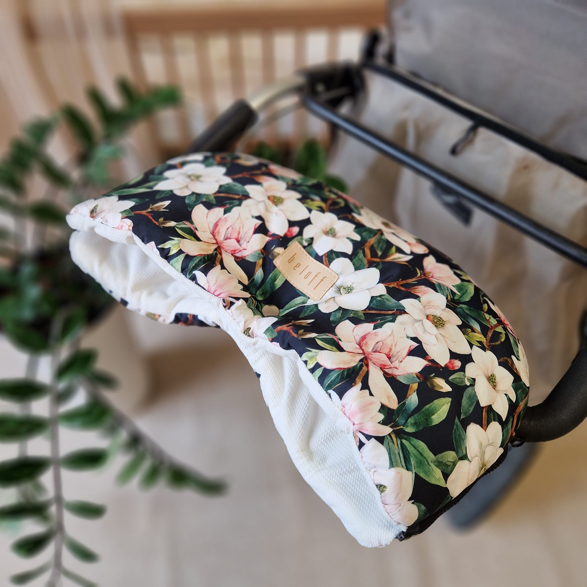 Handmuff | Rosa Magnolien
