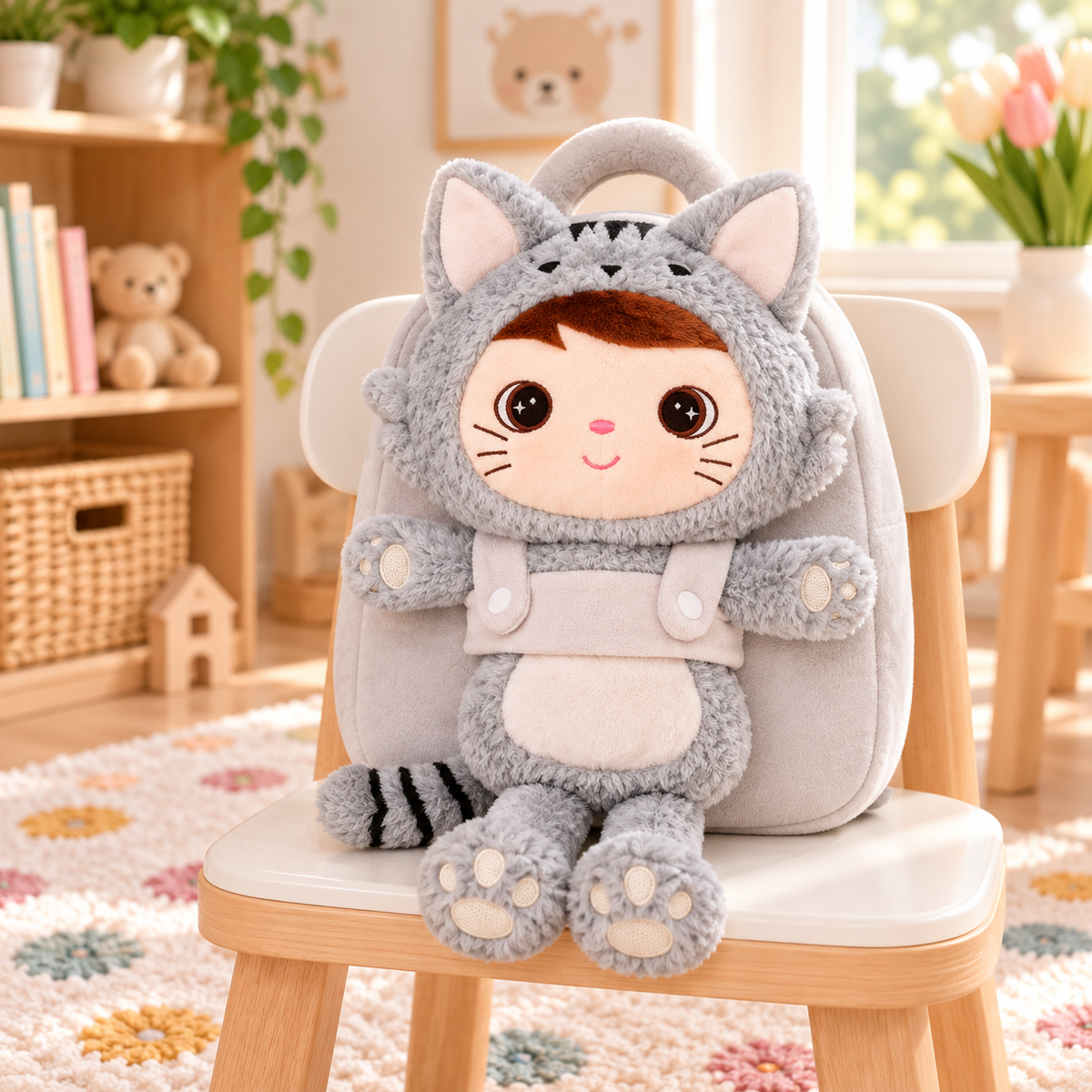 Personalisierter Stoff-Rucksack | Kater