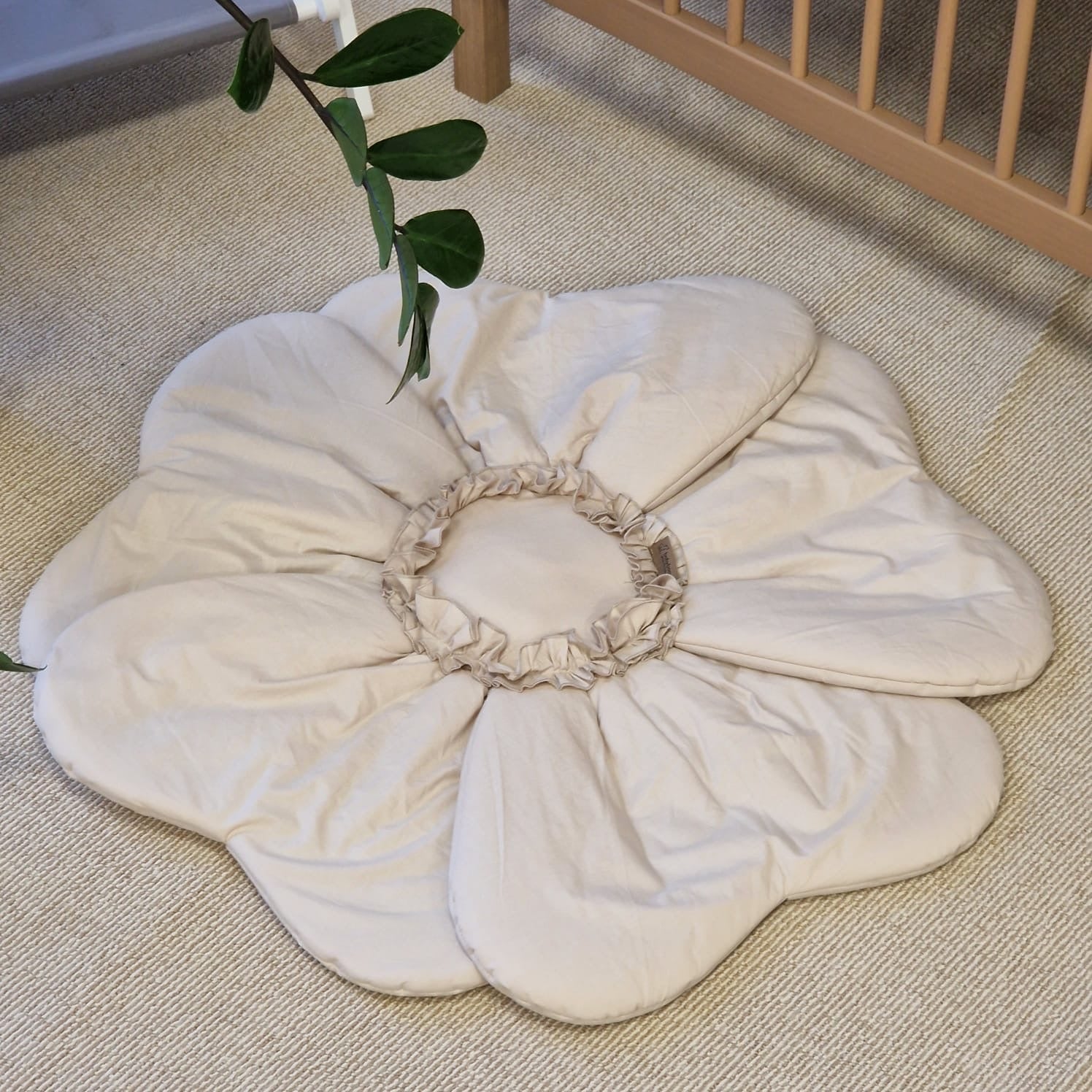Spielmatte | Krabbeldecke | Dekoration "Blume" | Baumwolle