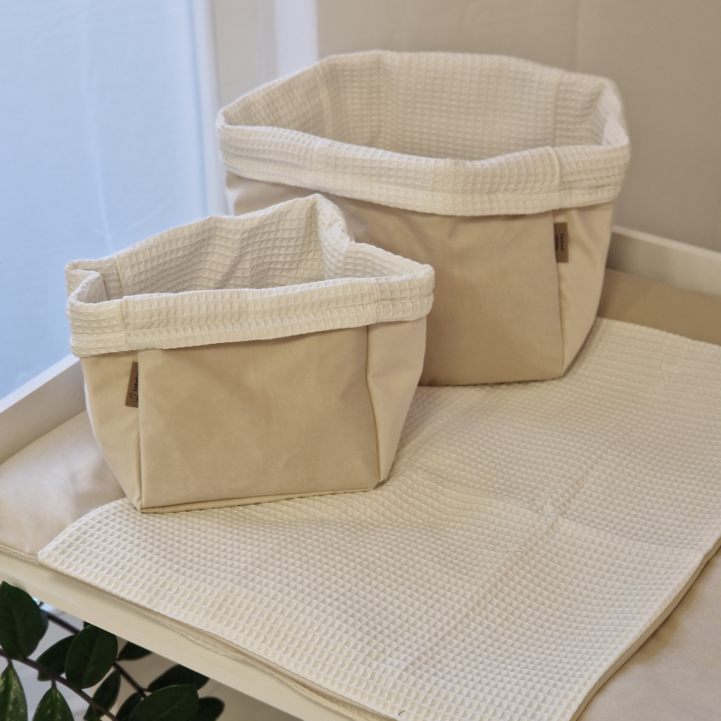 UTENSILO Körbchen ROYAL | Waffelpique & Velours