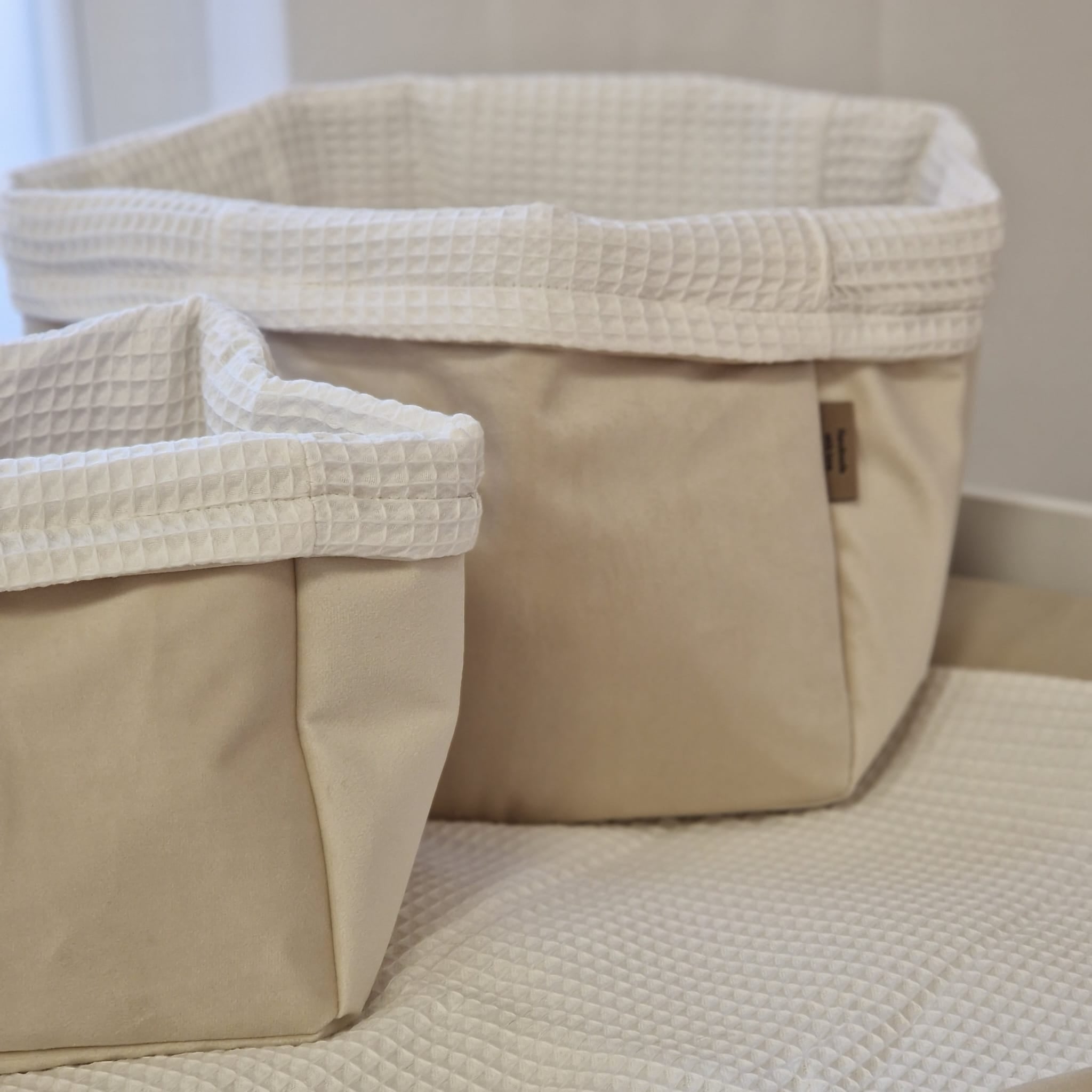 UTENSILO Körbchen ROYAL | Waffelpique & Velours