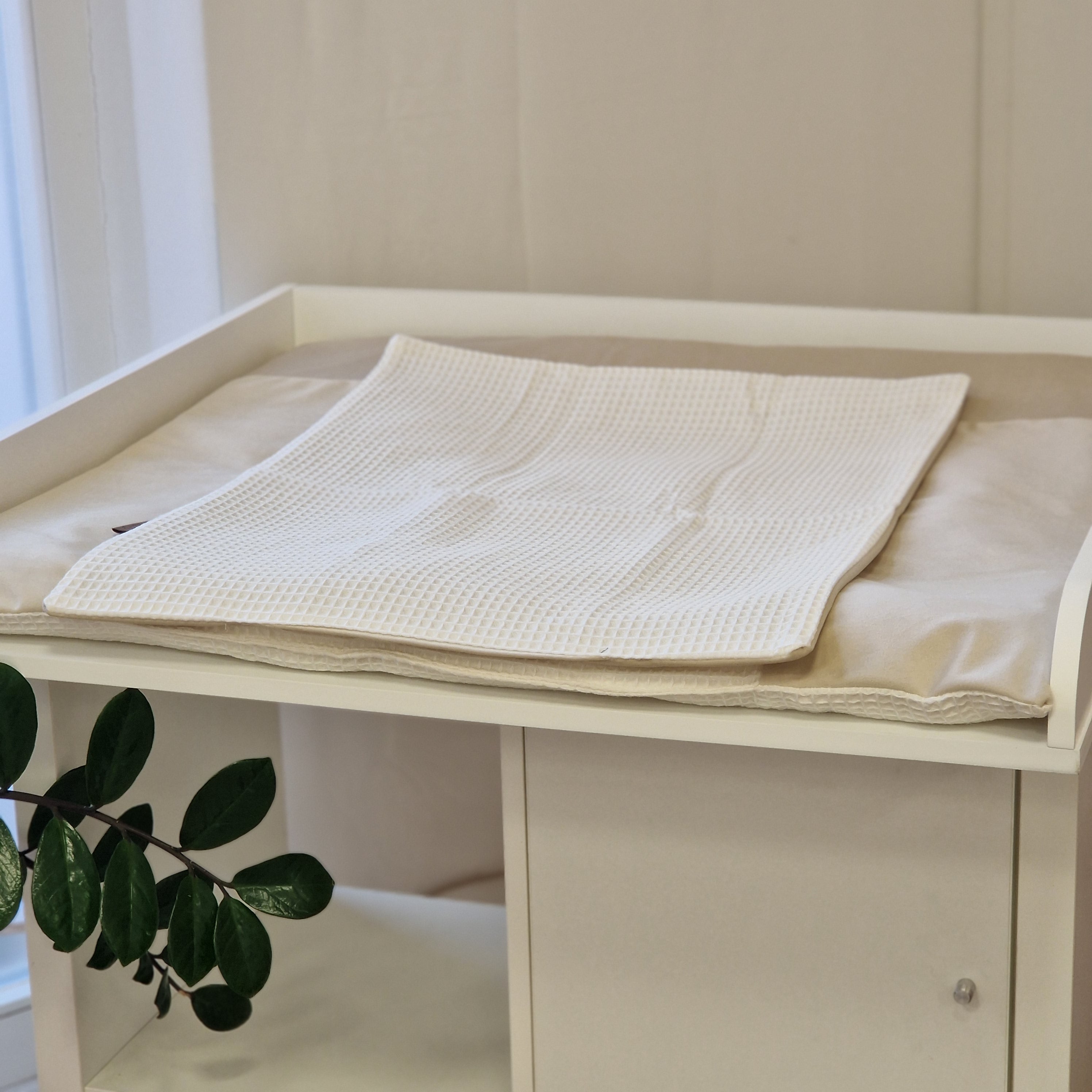 Wickelauflage ROYAL | Waffelpique & Velours