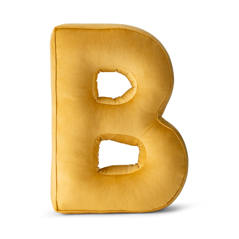 Dekokissen Buchstaben aus Samt
