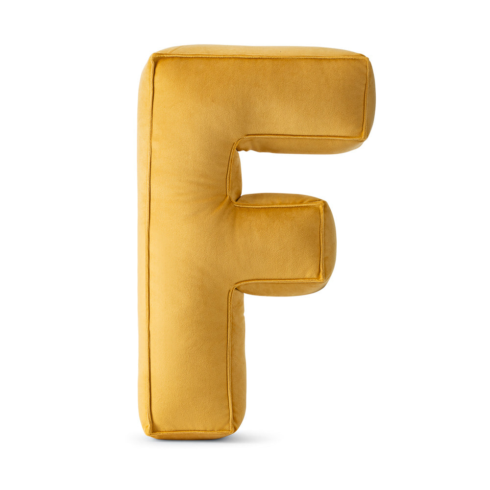 Dekokissen Buchstaben aus Samt