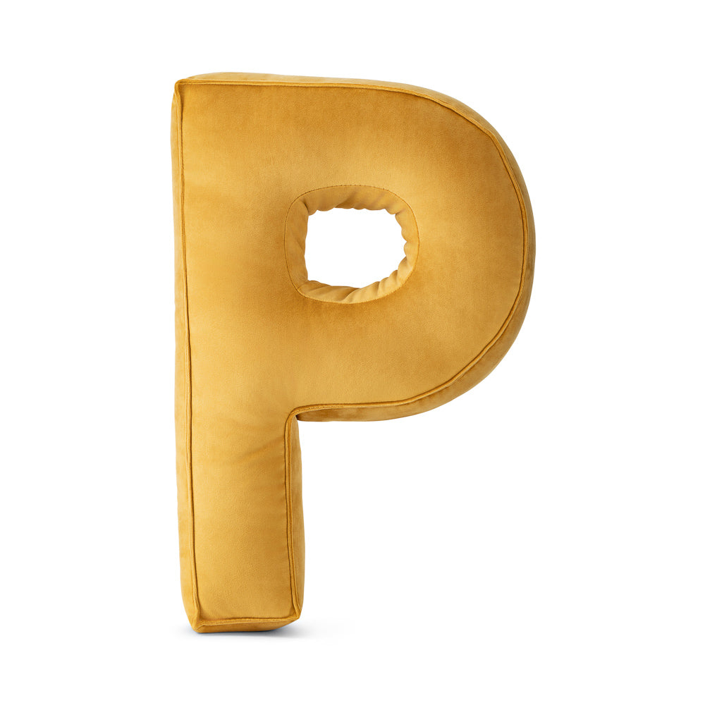 Dekokissen Buchstaben aus Samt