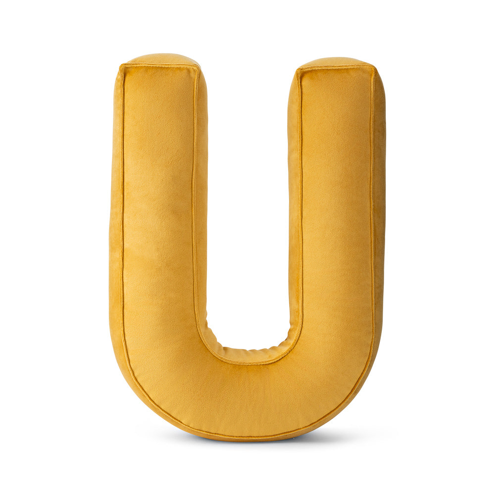 Dekokissen Buchstaben aus Samt