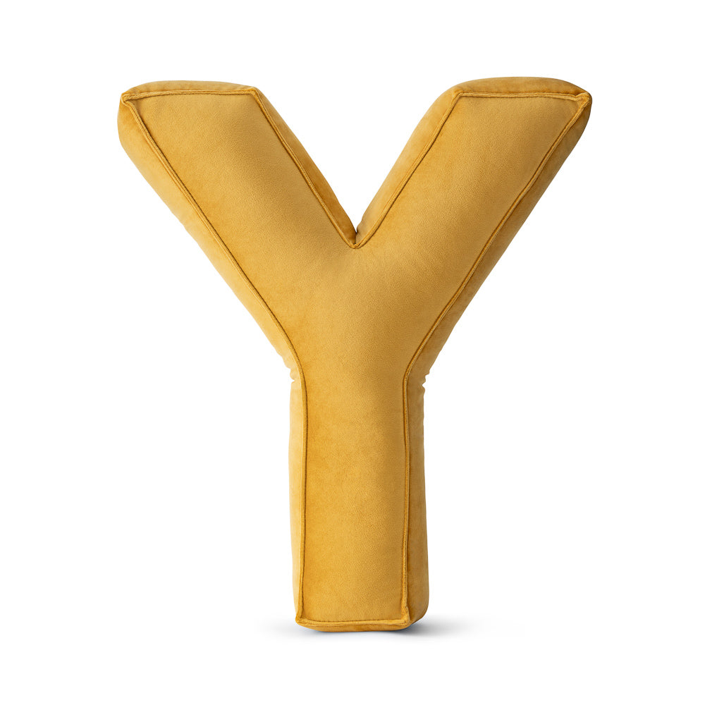 Dekokissen Buchstaben aus Samt