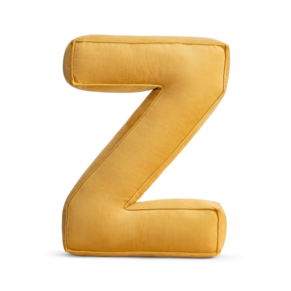 Dekokissen Buchstaben aus Samt