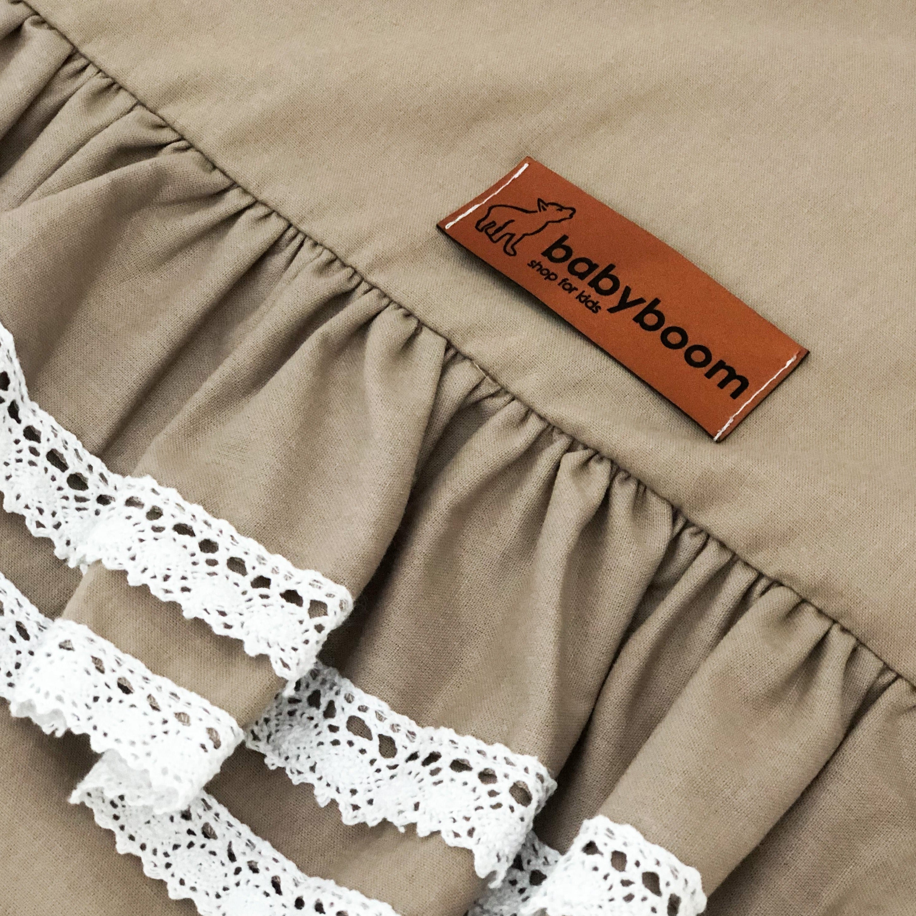 Erwachsenen Bettwäsche ROMANTIC mit Rüschen & weißer Spitze | Baumwolle