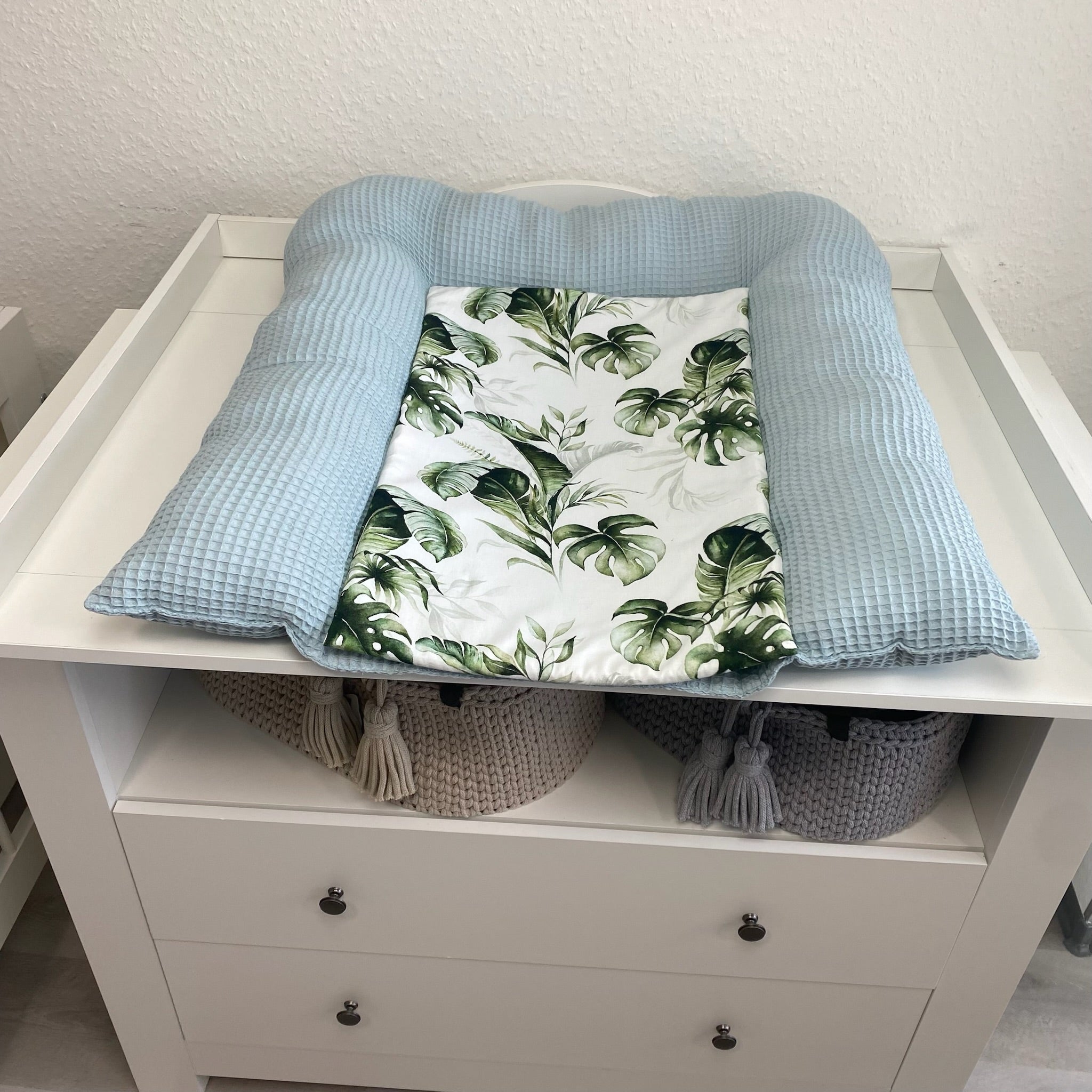 Wickelauflage | Waffelpique & Premium Baumwolle