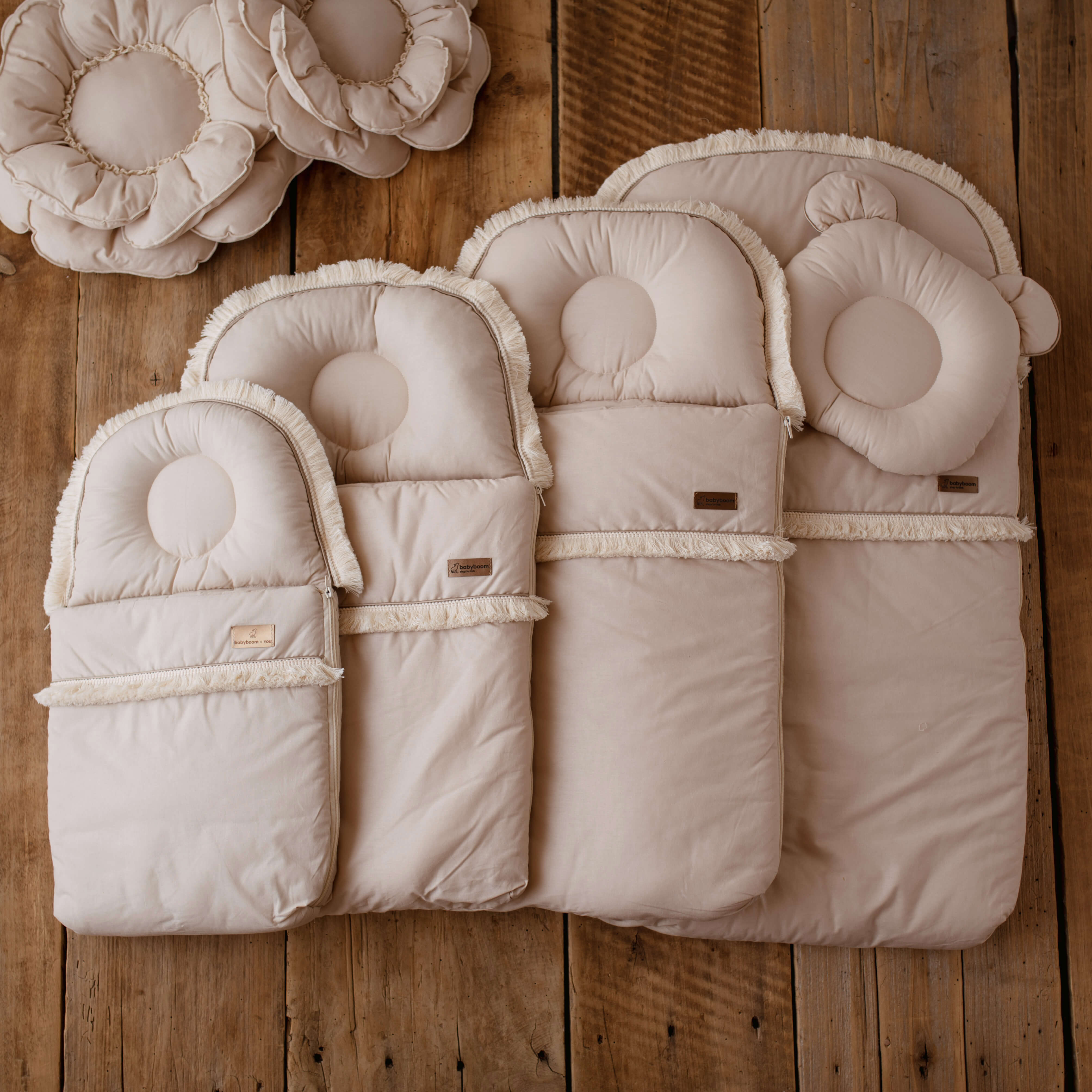 Premium Babyschlafsack ETNO mit Fransen | Baumwolle