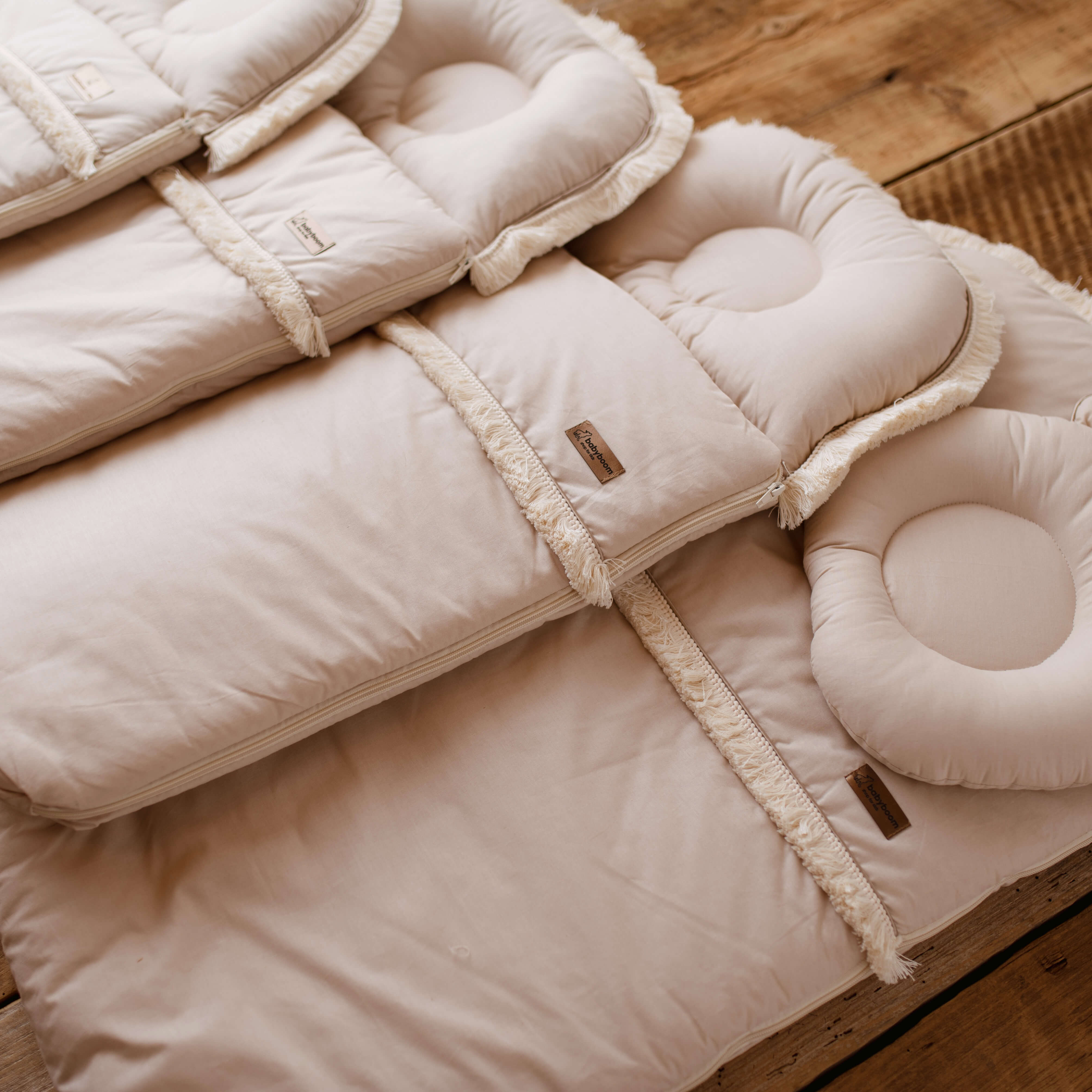 Premium Babyschlafsack ETNO mit Fransen | Baumwolle