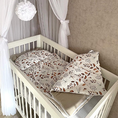 Flacher Schlafsack mit Bärenohren | Premium Baumwolle & Samt