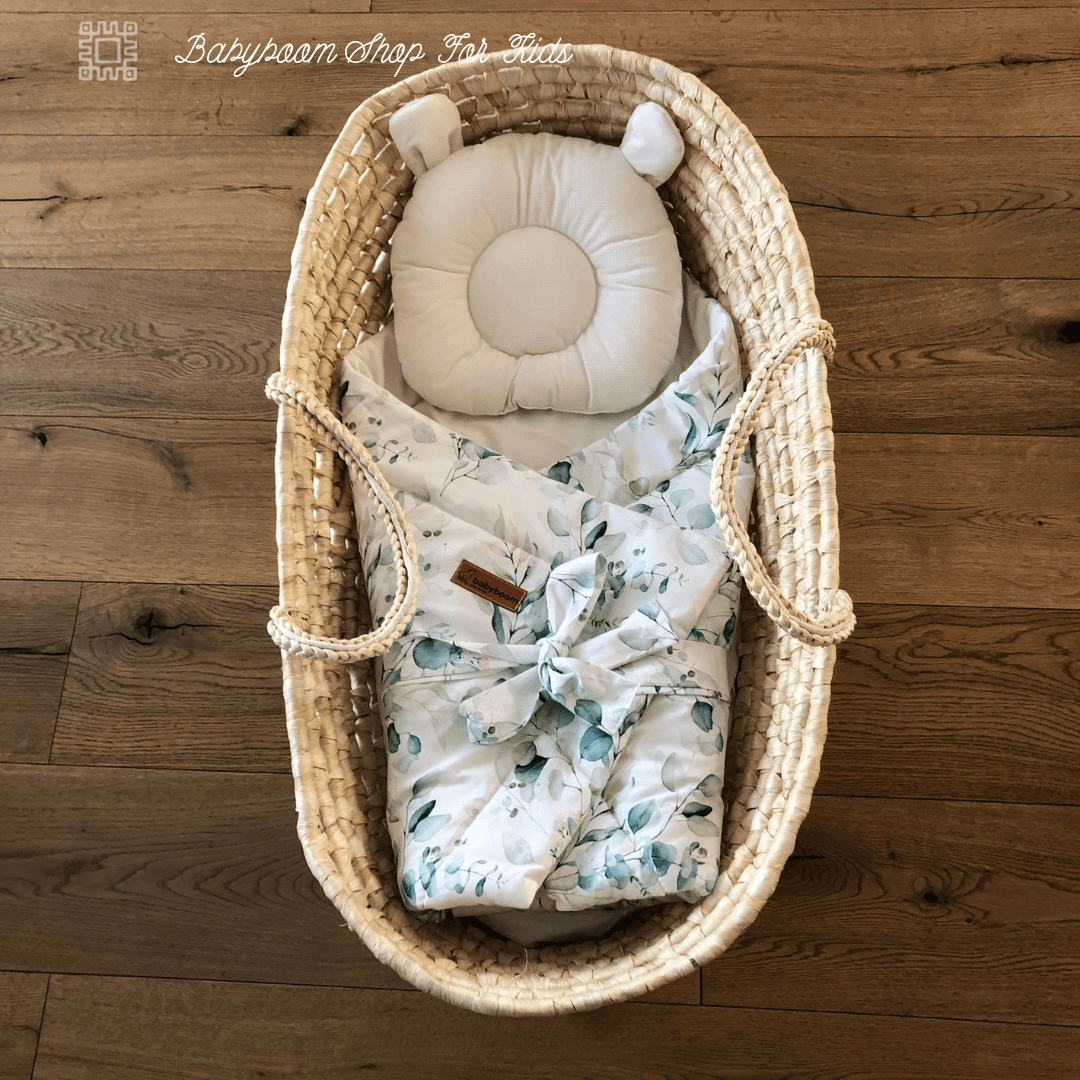 Babydecke und Babyhörnchen aus Premium Baumwolle und Samt, handmade