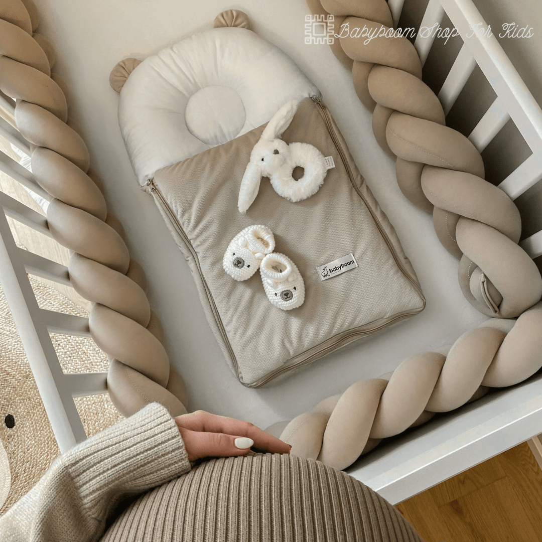 Babyschlafsack mit Bärenohren