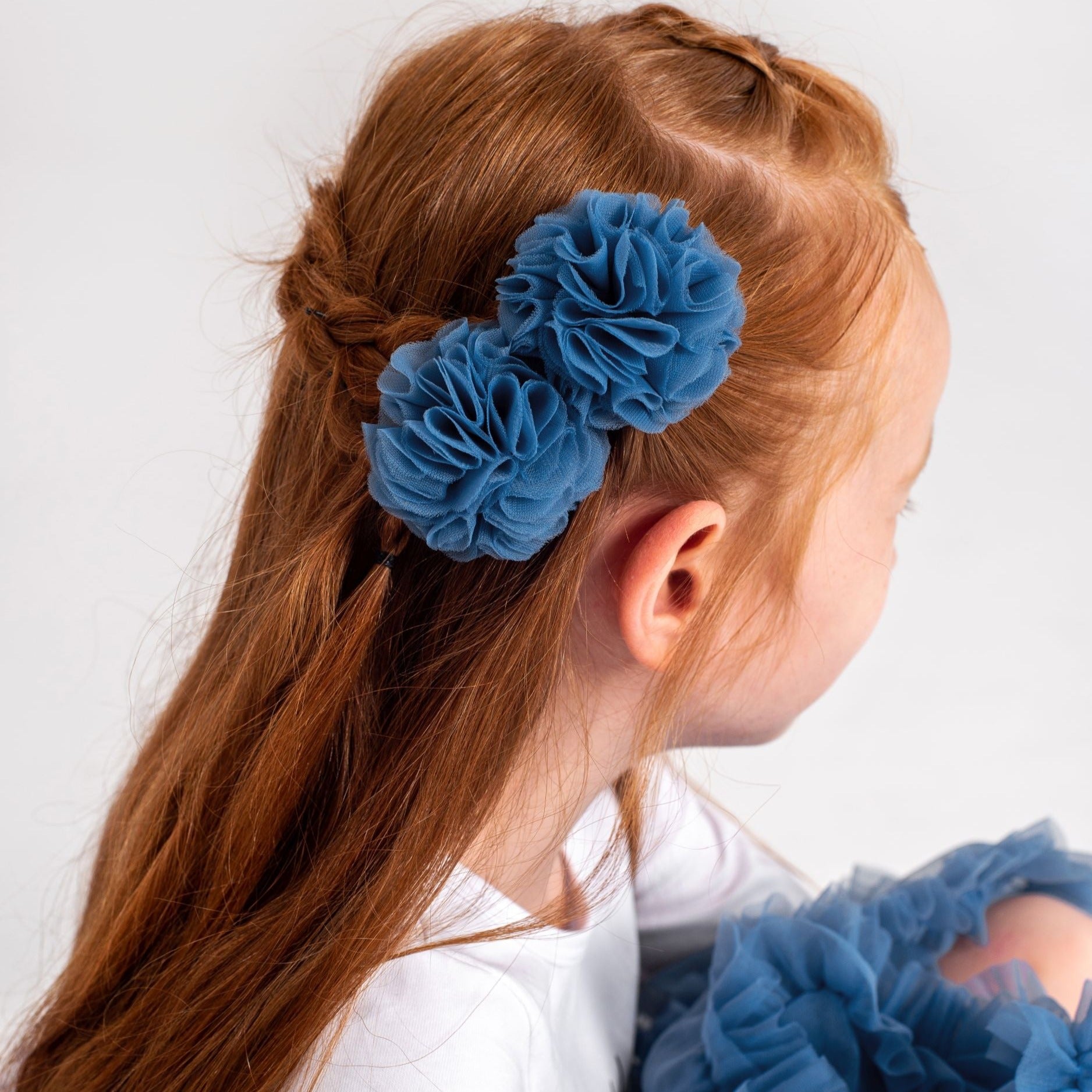 Haarnadel mit Bommel aus Tüll | Mehrere Farben