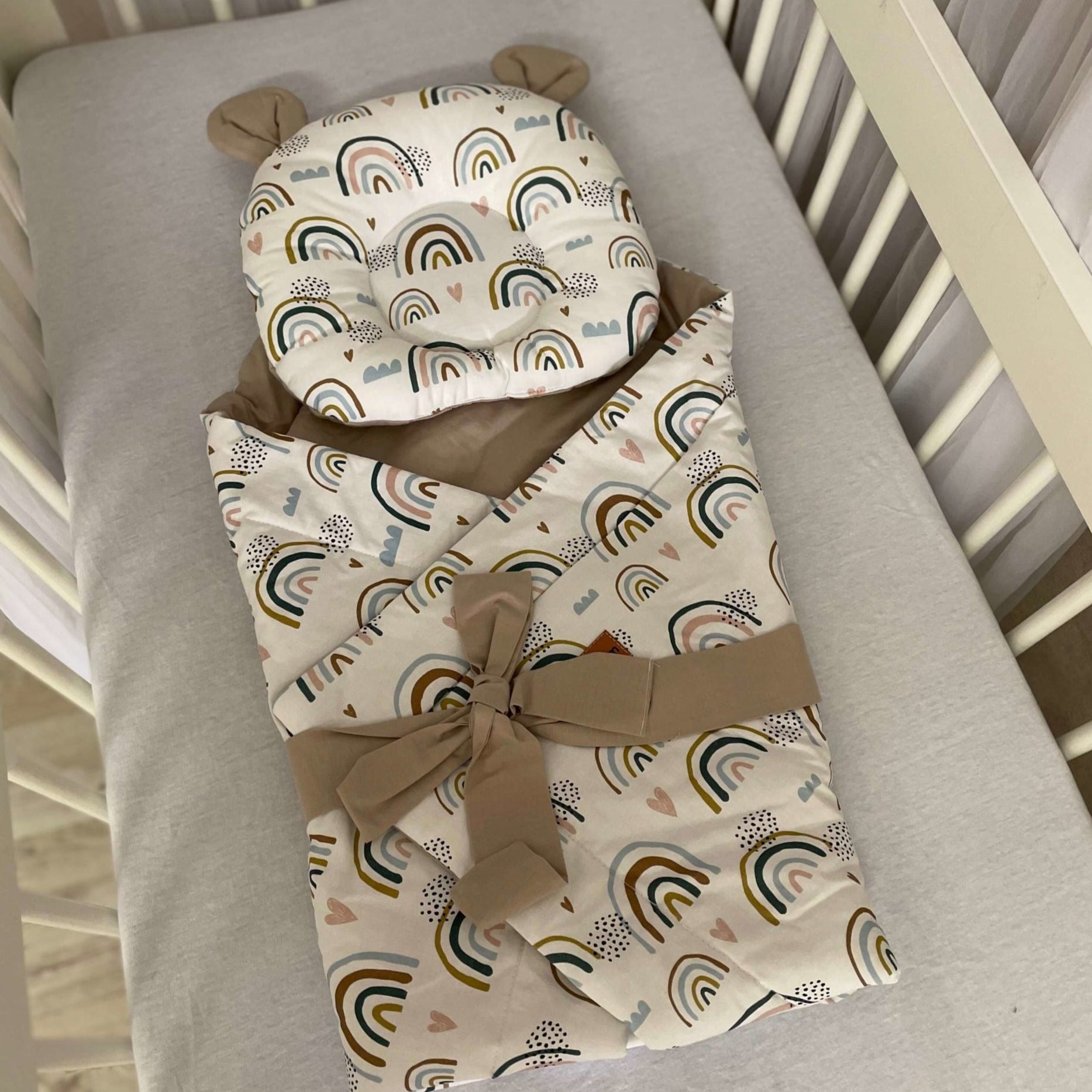 Babyhörnchen inkl. Kissen | Premium Baumwolle