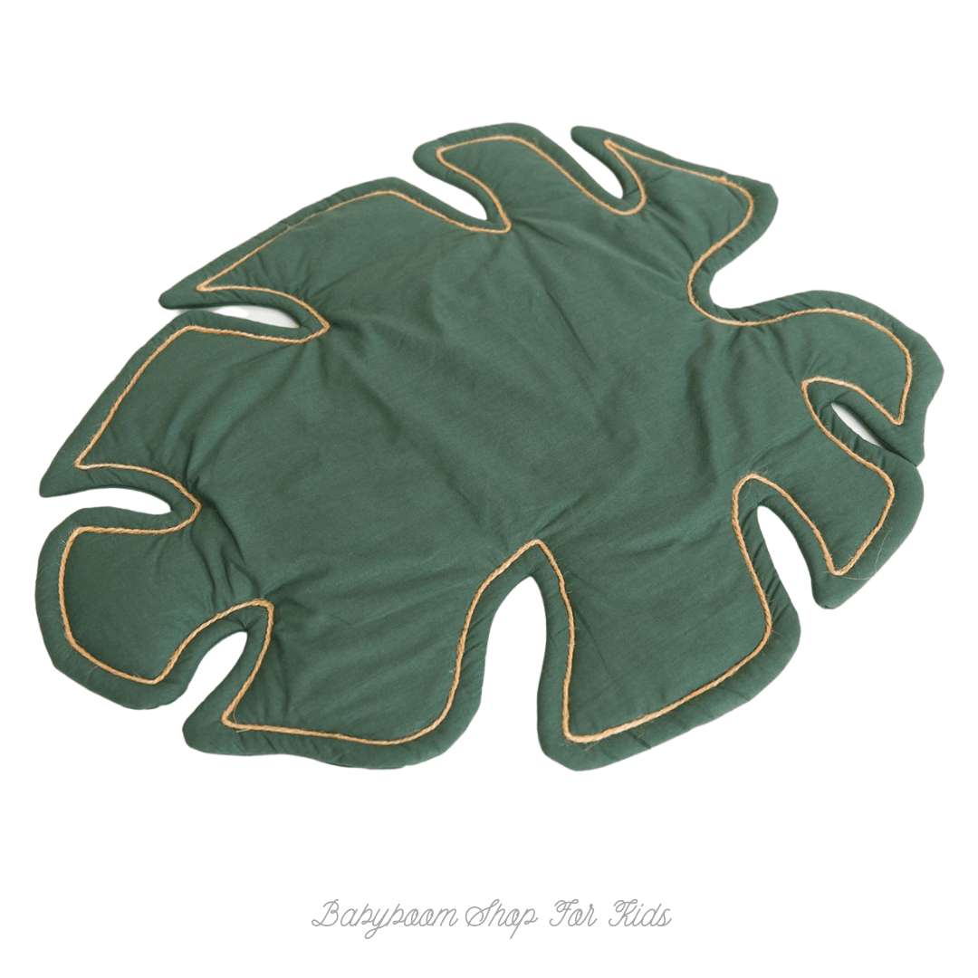 Spielmatte | Krabbeldecke | Dekoration "Monsterblatt" | Baumwolle - Gr. L & XL