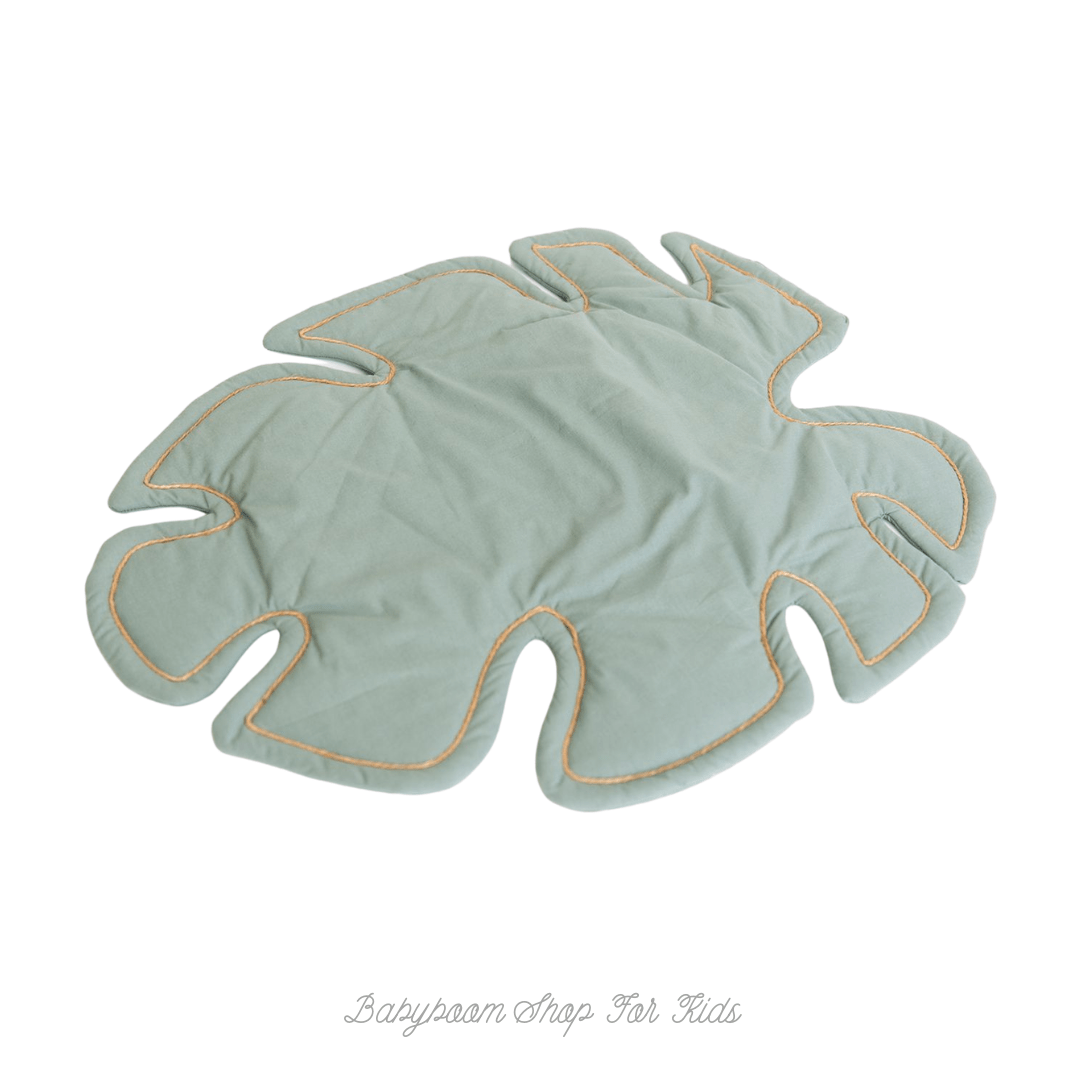 Spielmatte | Krabbeldecke | Dekoration "Monsterblatt" | Baumwolle - Gr. L & XL